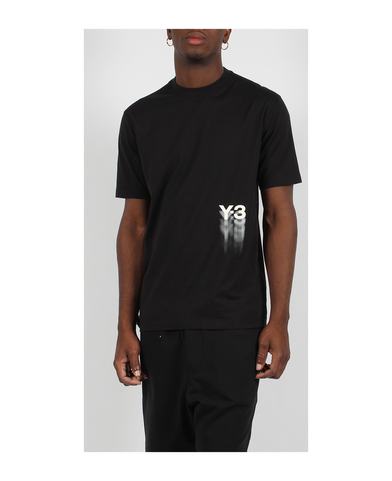 Y-3 Gfx Ss T-shirt - Black