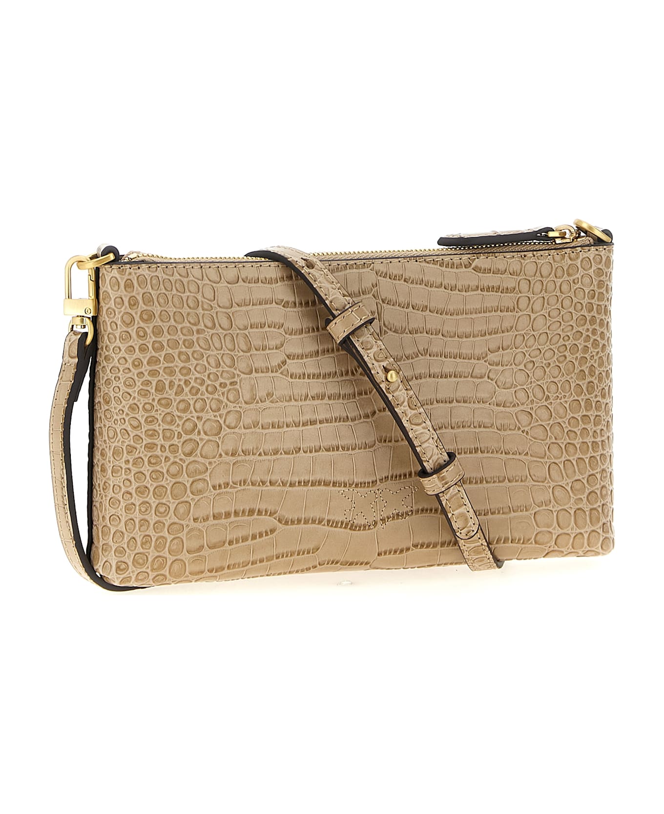 Pinko 
flat Horizontal
 Mini Crossbody Bag - Beige