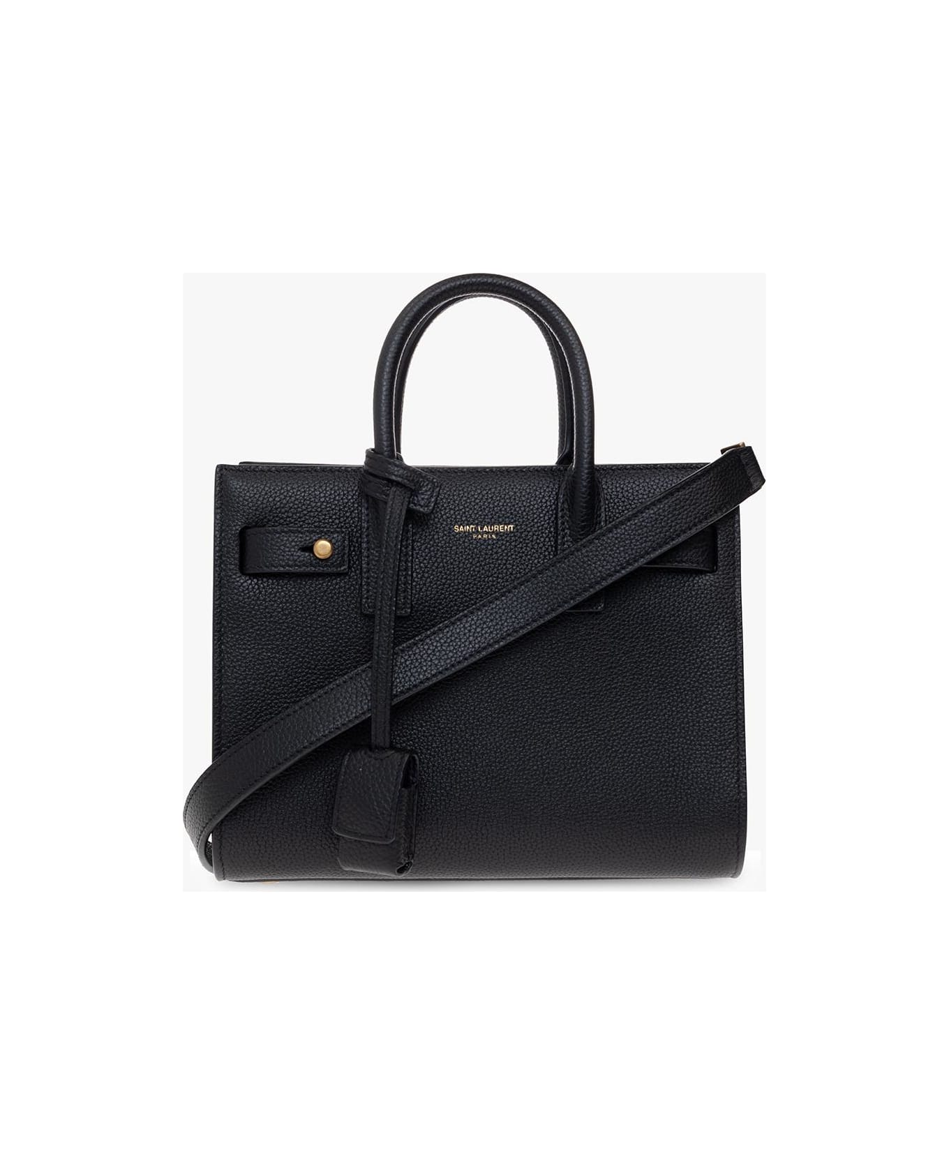 Saint Laurent 
sac Du Jour Nano
 Shoulder Bag - BLACK