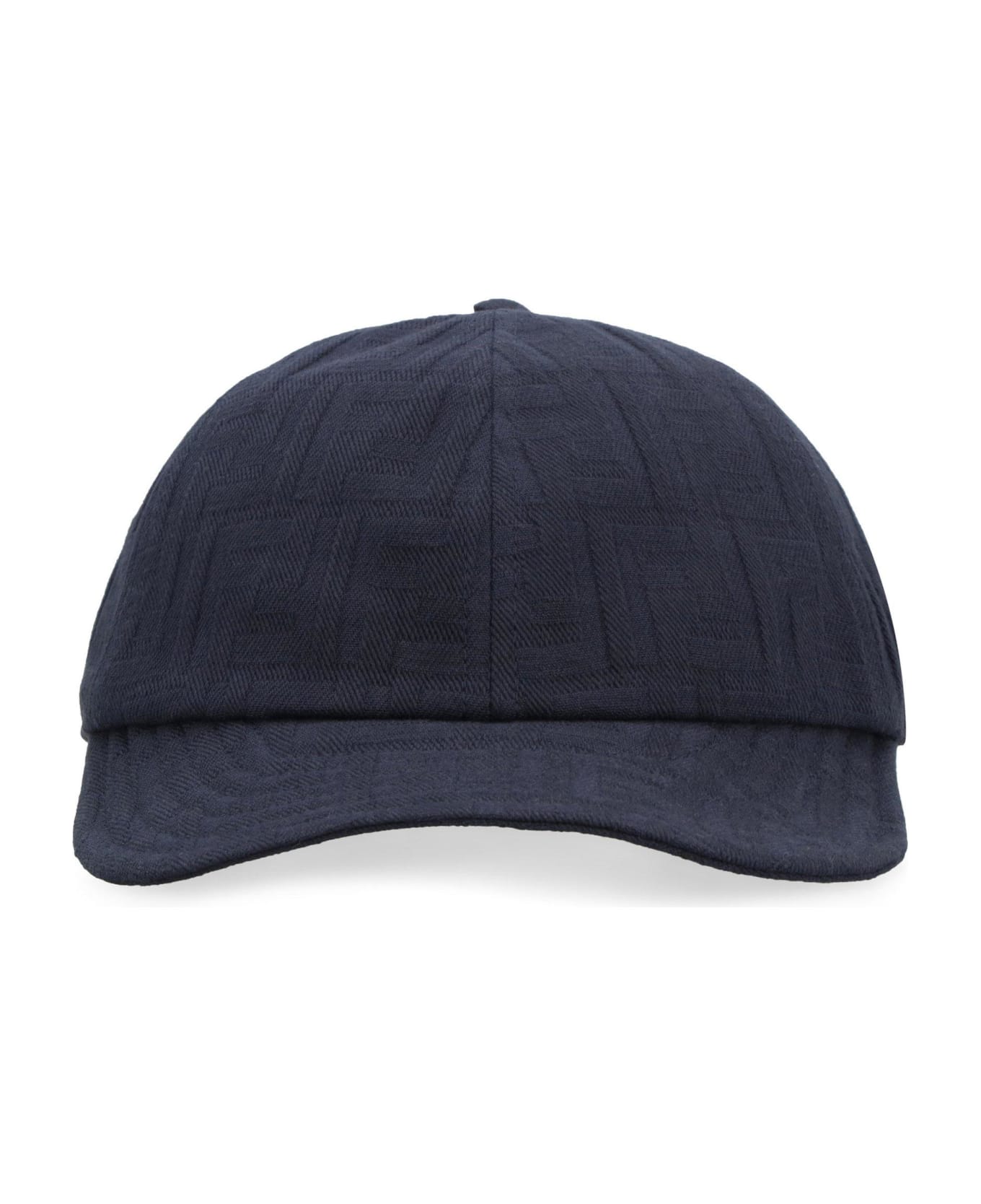 Fendi Curved Peak Baseball Cap - NAVY 帽子