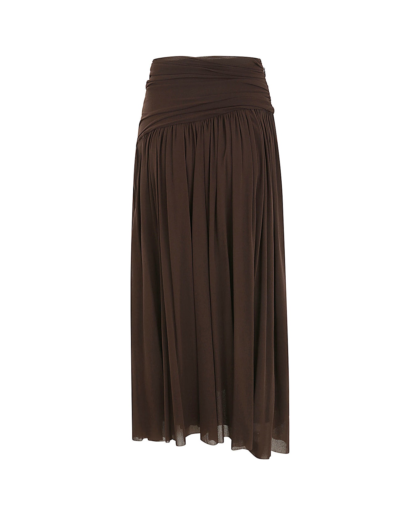 Philosophy di Lorenzo Serafini Tulle Long Skirt - Brown スカート