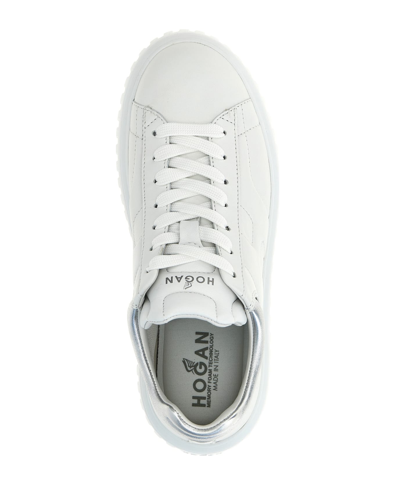 Hogan H-stripes Sneakers - Silver スニーカー