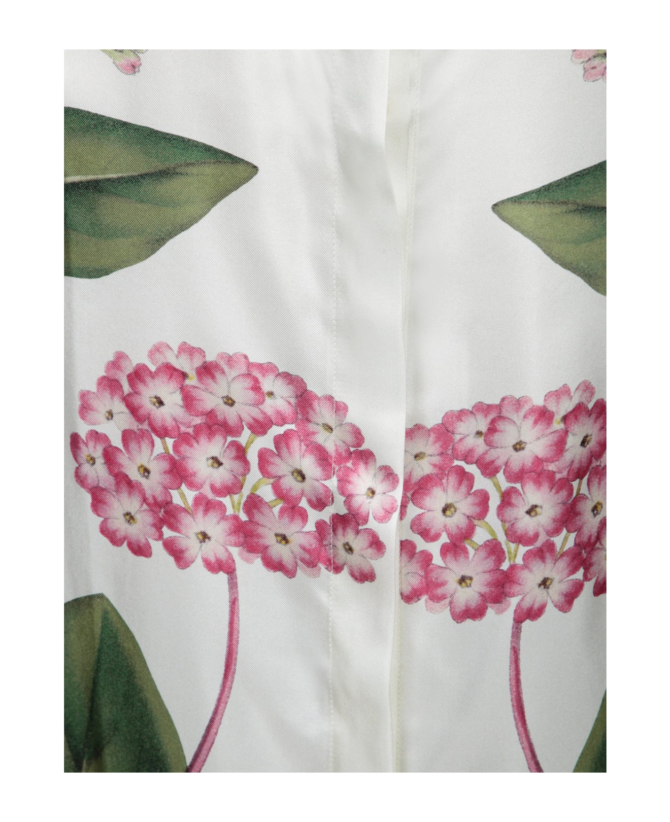 Pierre-Louis Mascia Floral Chemisier White-pink Dress - White