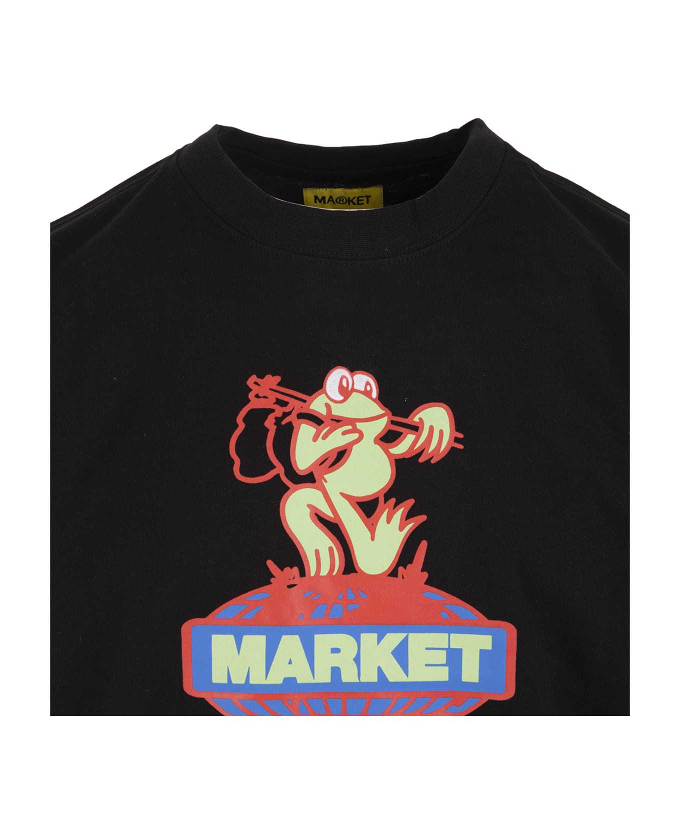 Market Unisex Black Market Gone Camping T-shirt - Nero