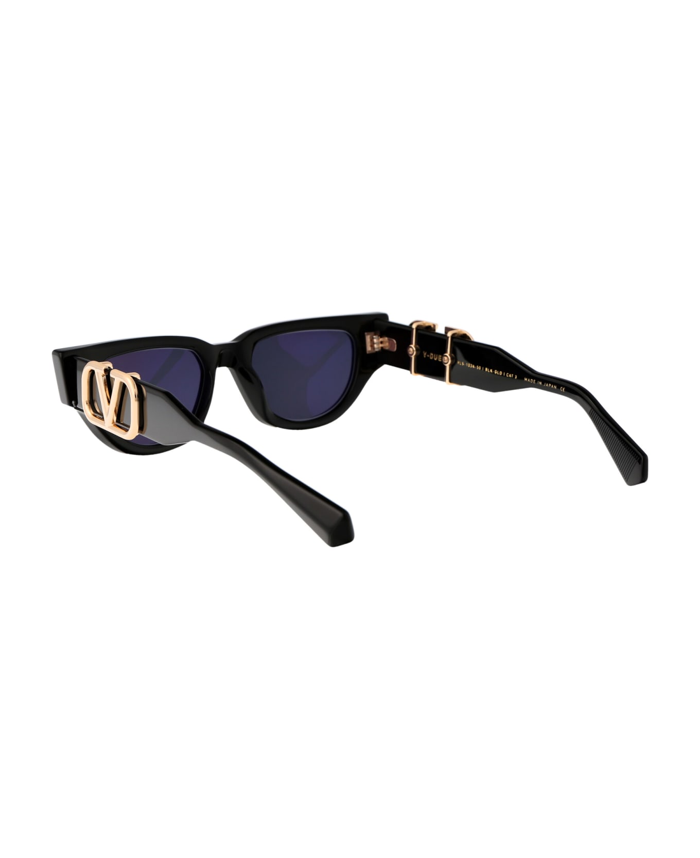 Valentino Eyewear V - Due Sunglasses - 103A BLK - GLD