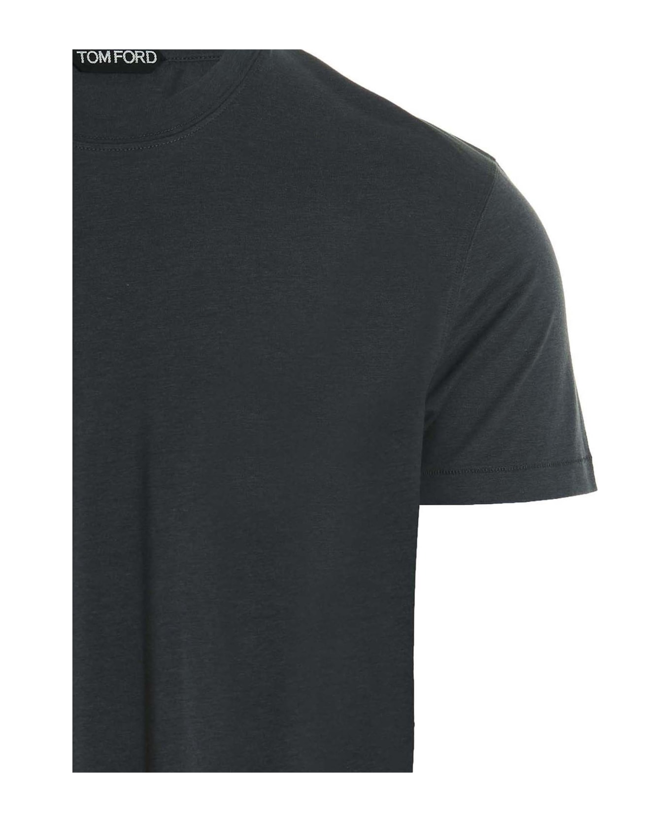 Tom Ford Cotton Lyocell T-shirt - Gray