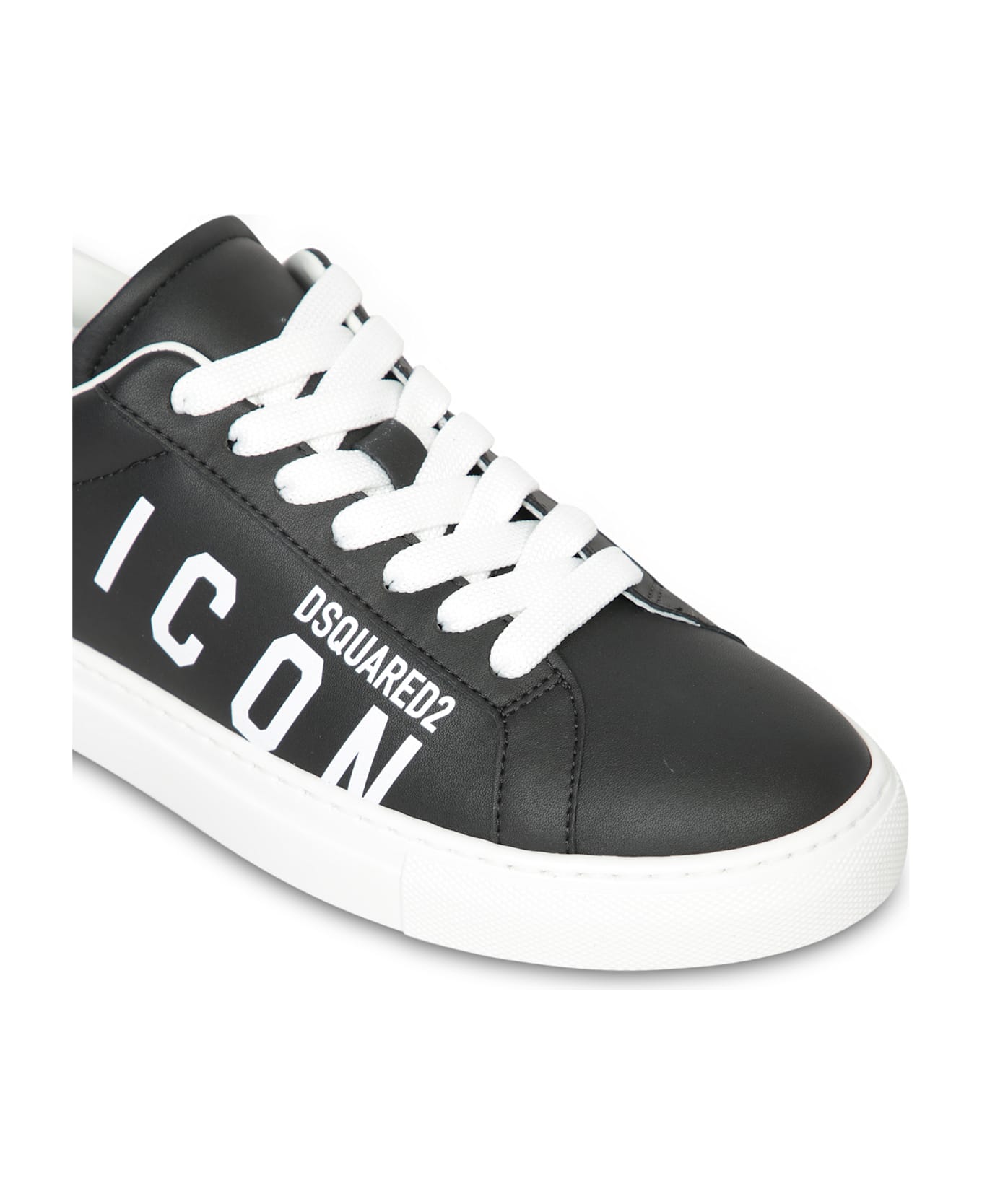 Dsquared2 Low Cassetta Black Sneakers | italist