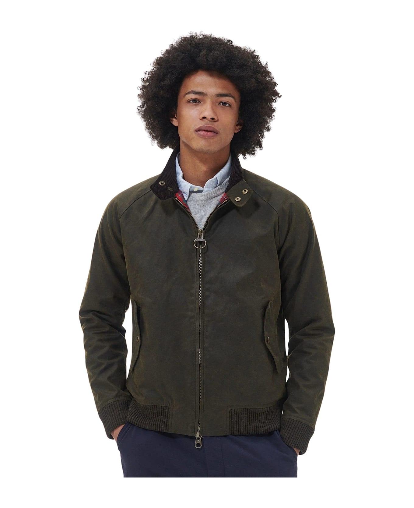 Baracuta Ba X Br Porton Wax - Olive