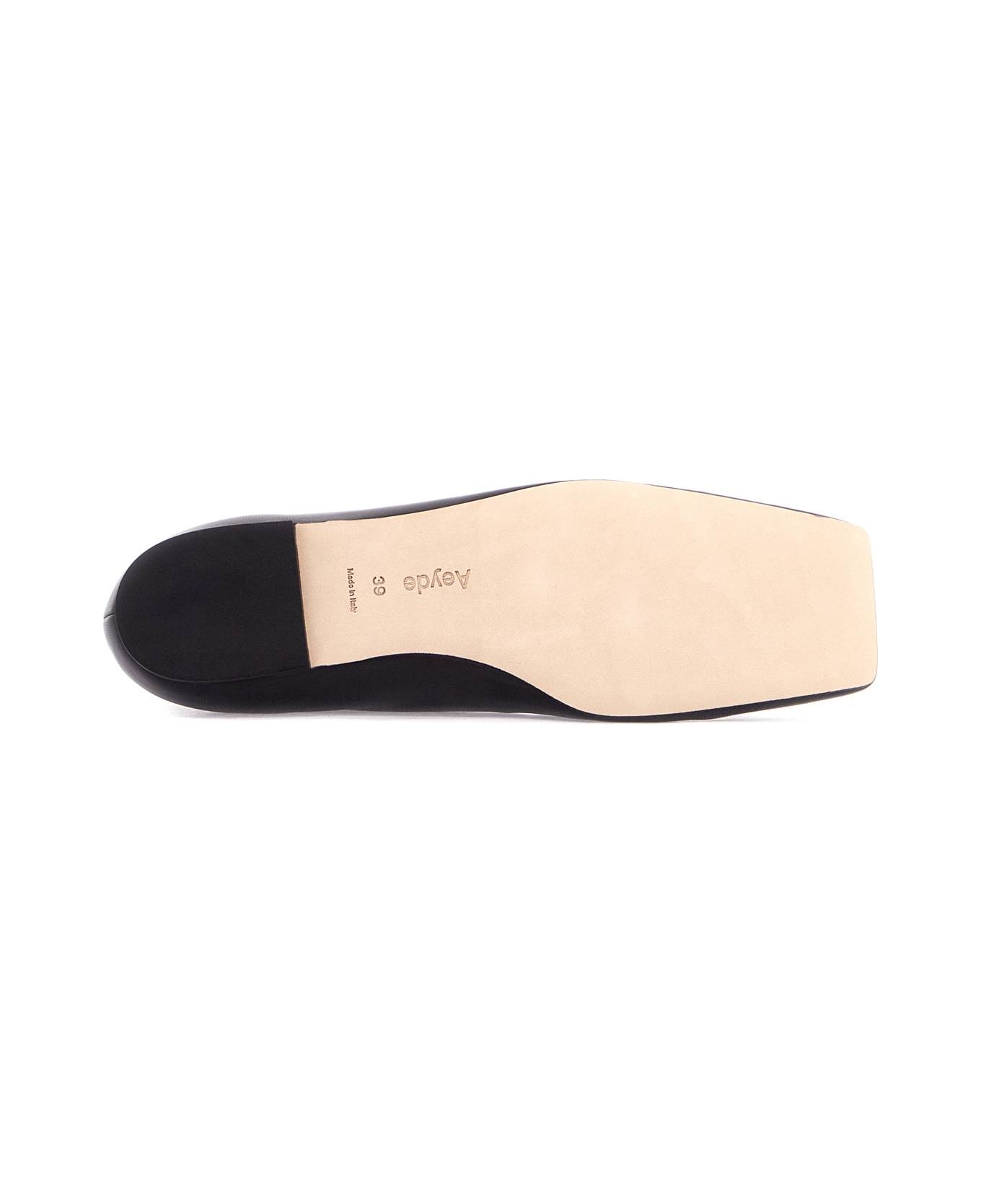 aeyde Crazy Ballet Fl - BLACK (Black)