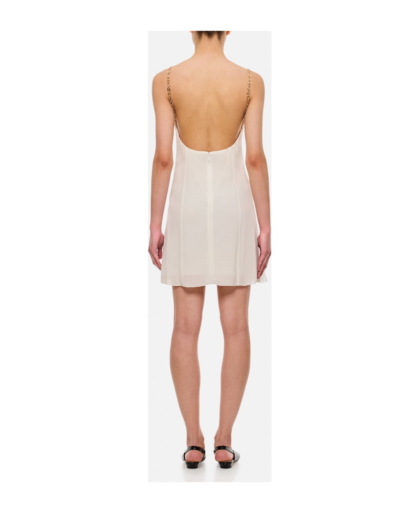 Paco Rabanne Short Dress - White ワンピース＆ドレス