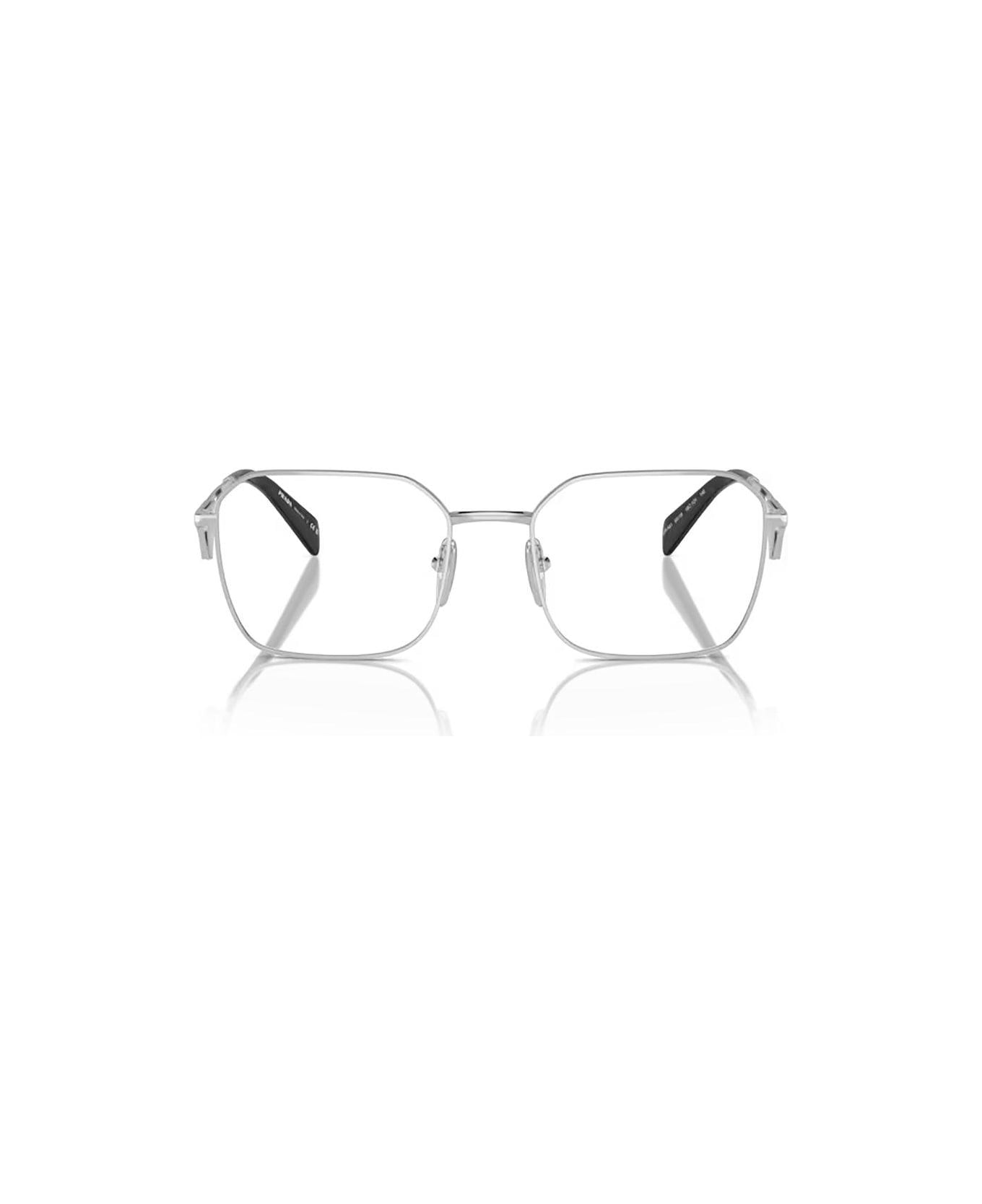 Prada Eyewear Square-frame Glasses Glasses - 1BC1O1 SILVER