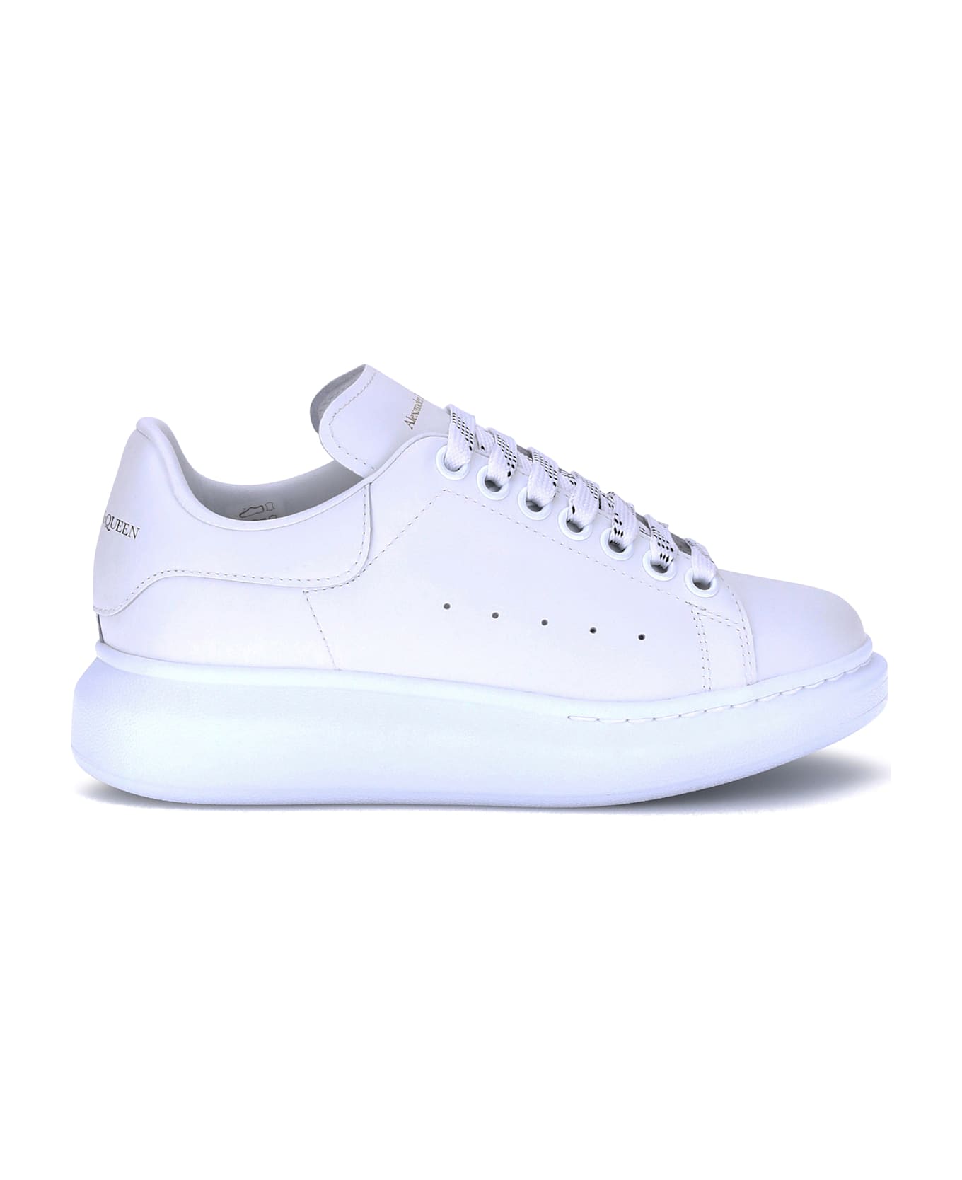 Alexander McQueen Leather Sneakers - White