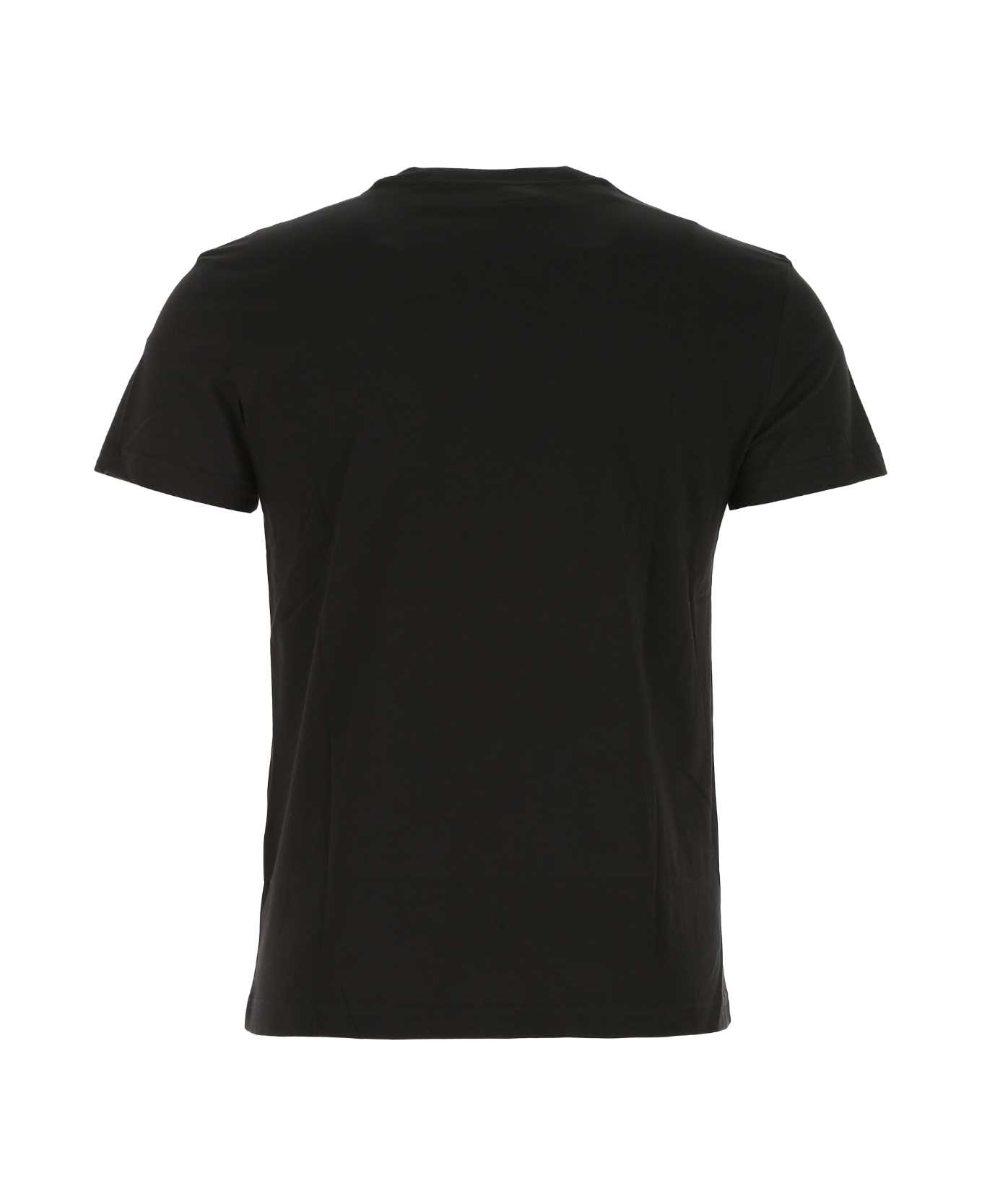 Versace Jeans Couture Black Cotton T-shirt - G89