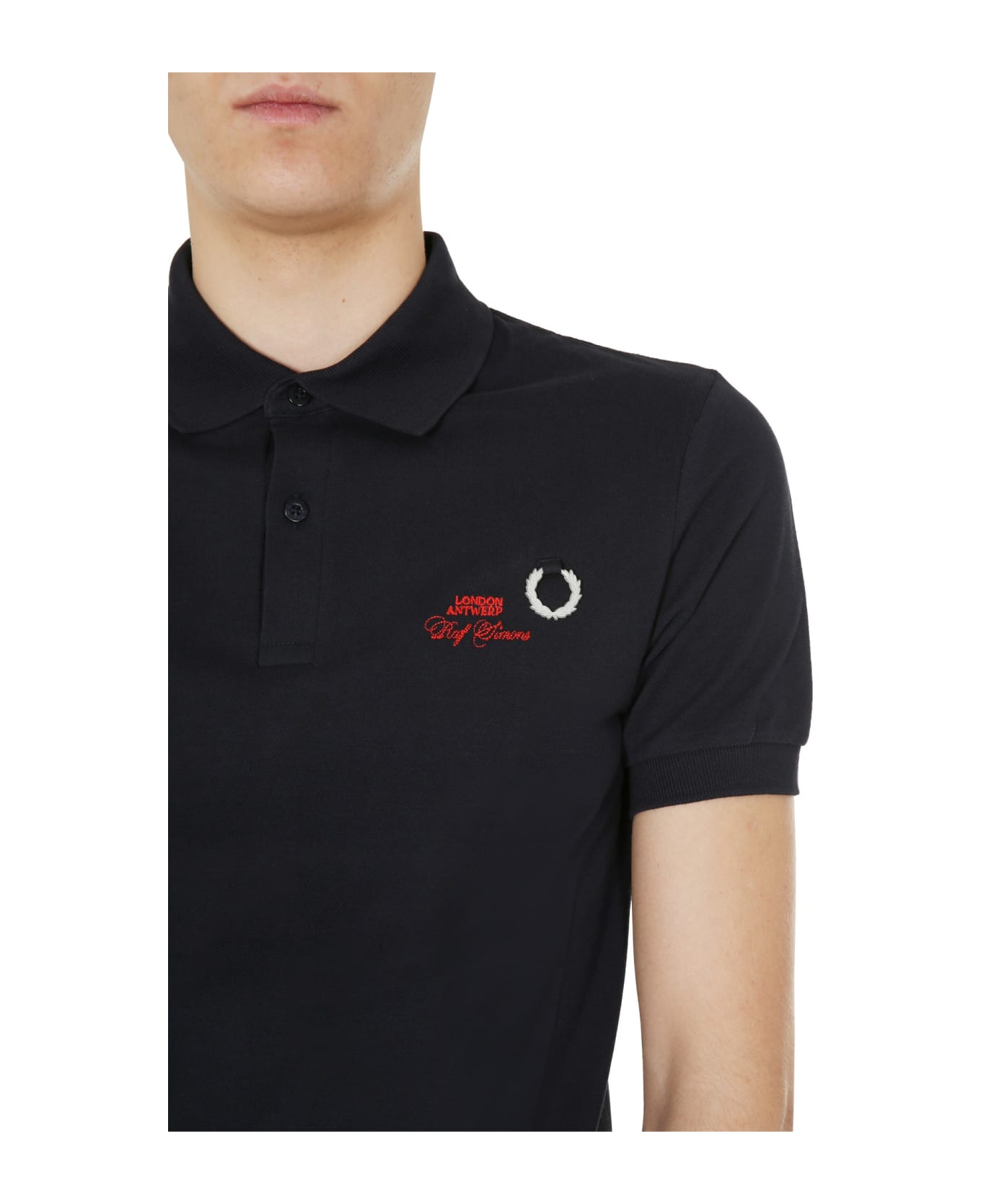 Fred Perry by Raf Simons Slim Fit Polo - BLU