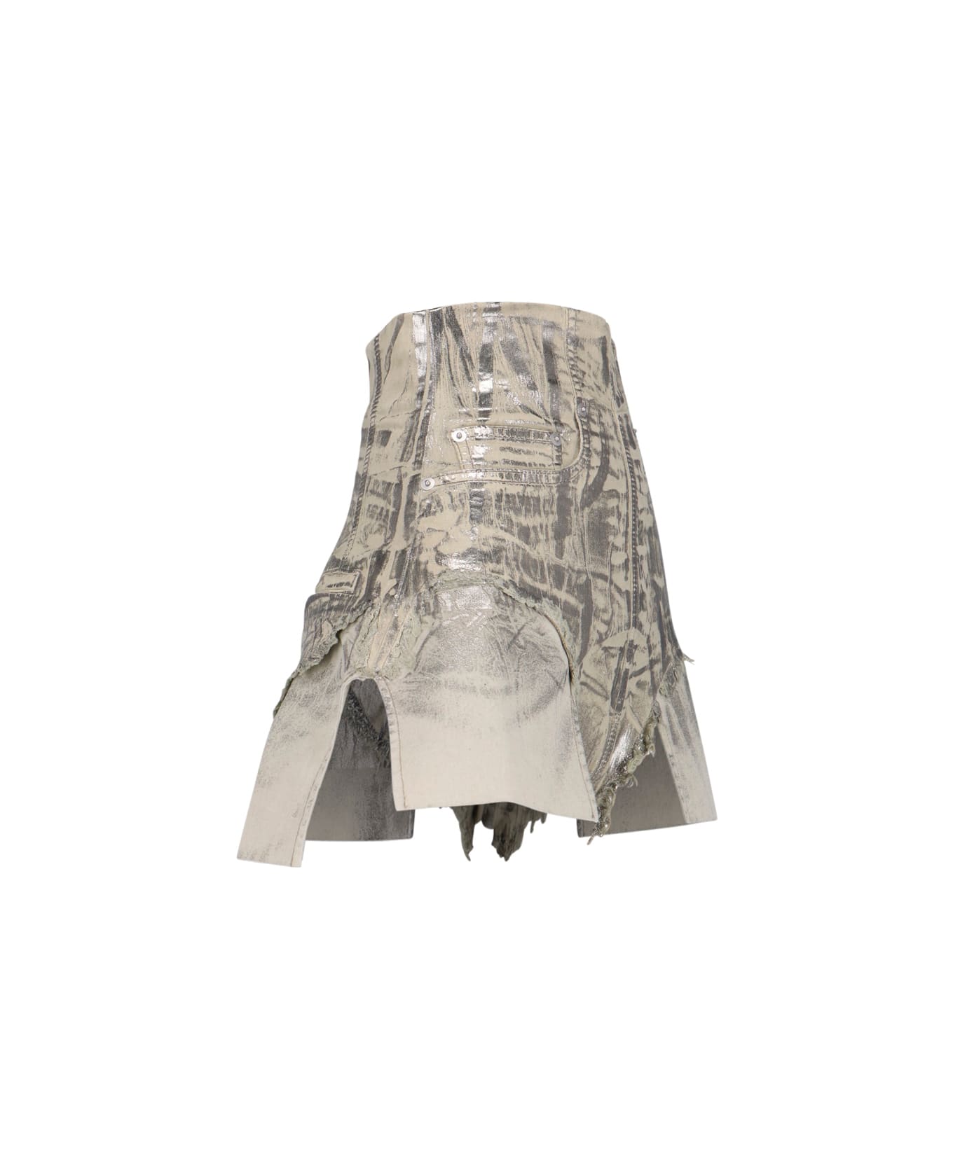 DRKSHDW "concordians" Shorts - Silver