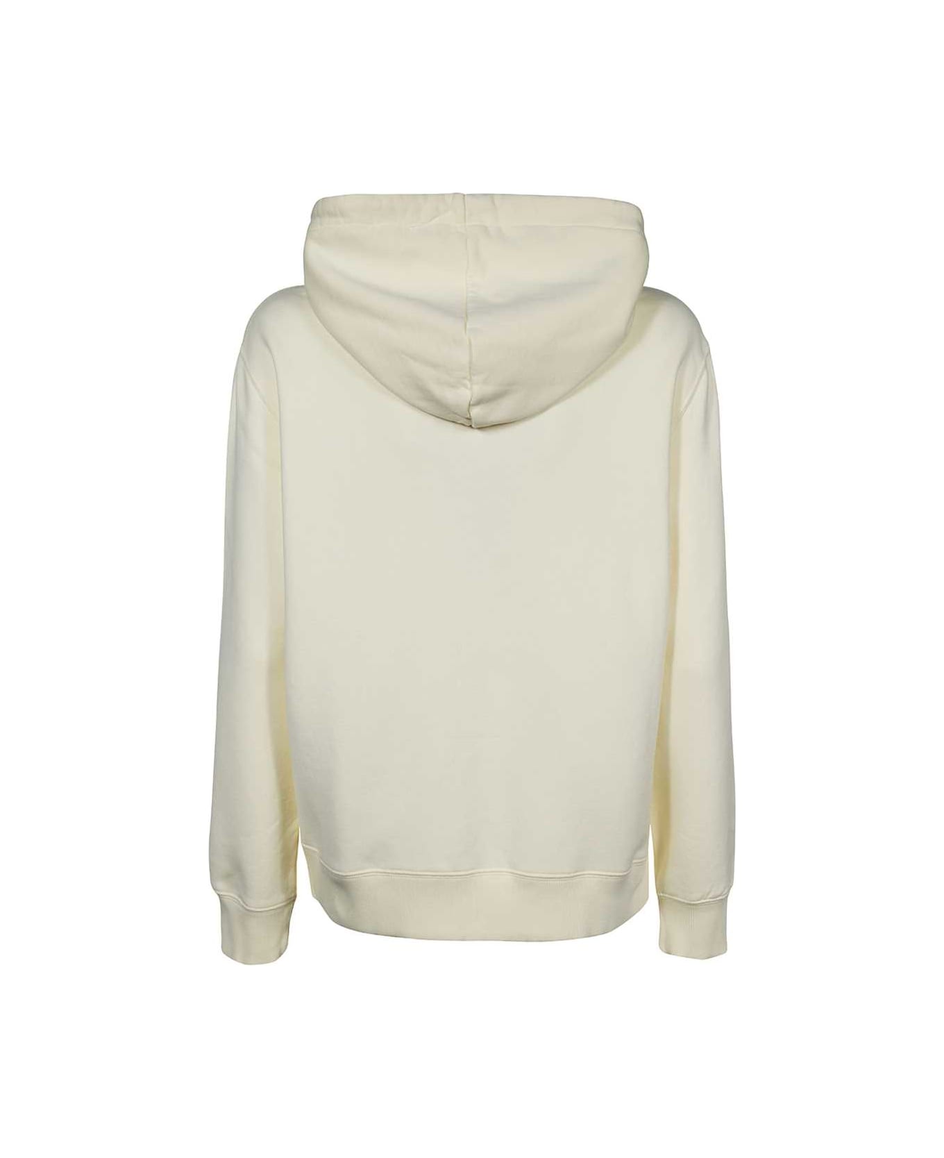 Lanvin Cotton Hoodie - Ivory
