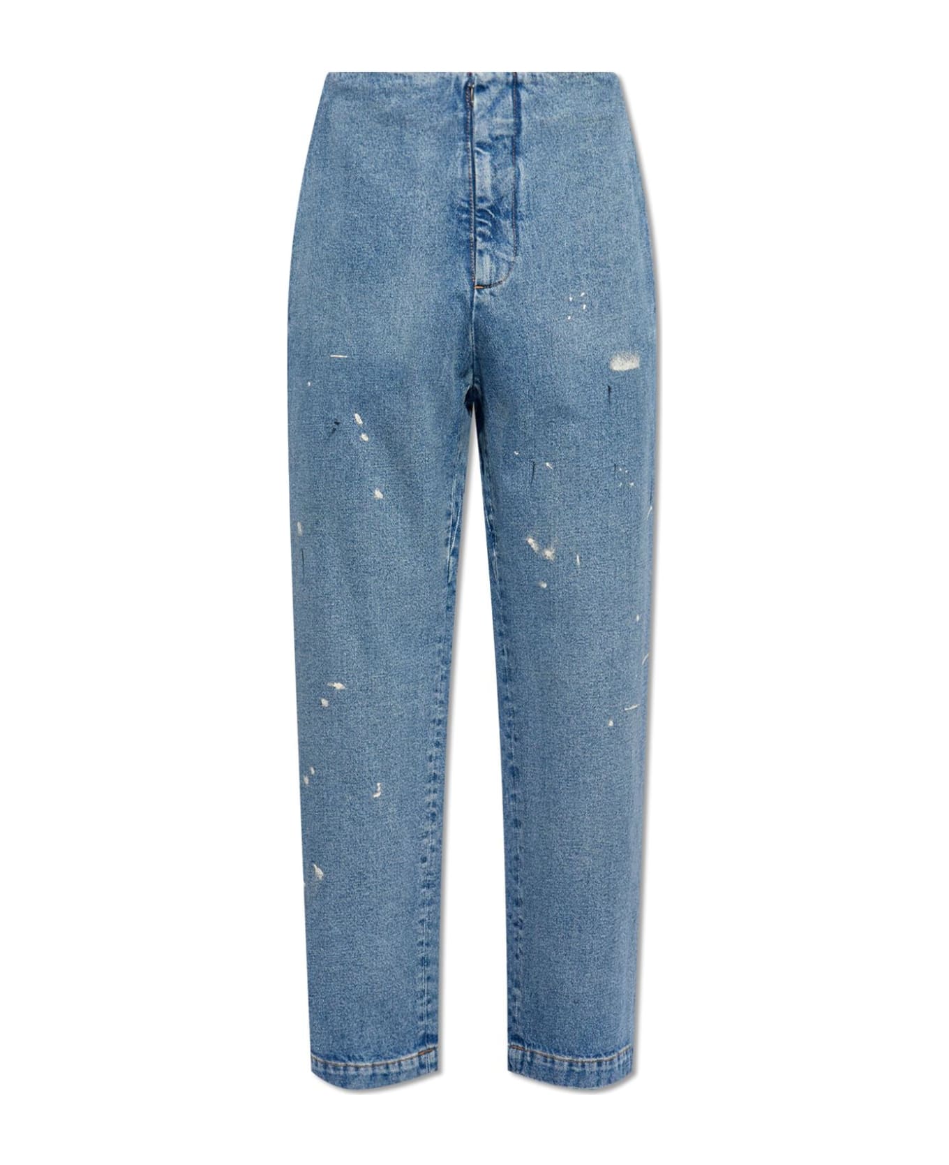 MM6 Maison Margiela Jeans With Paint Splatters - BLUE