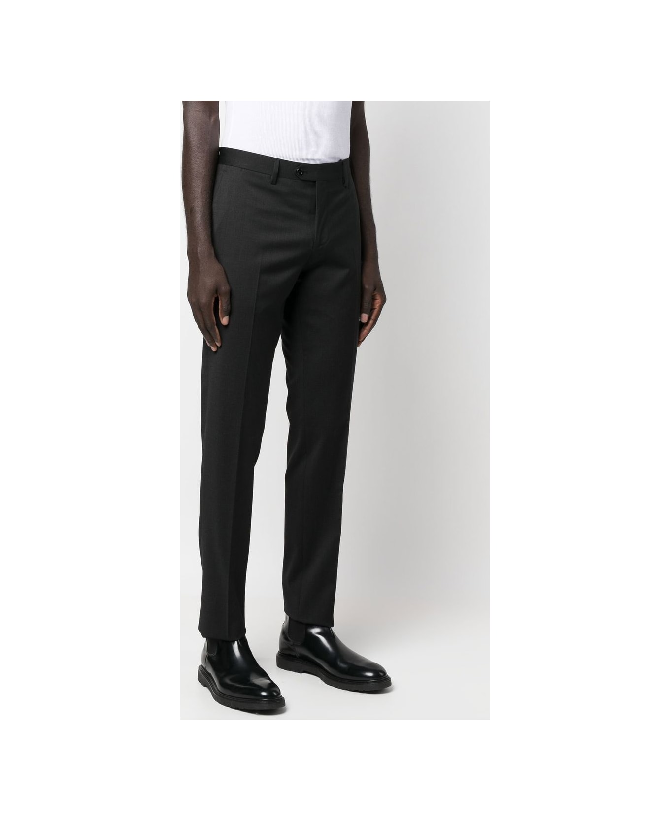 Lardini Pants With Welt Pockets - Black