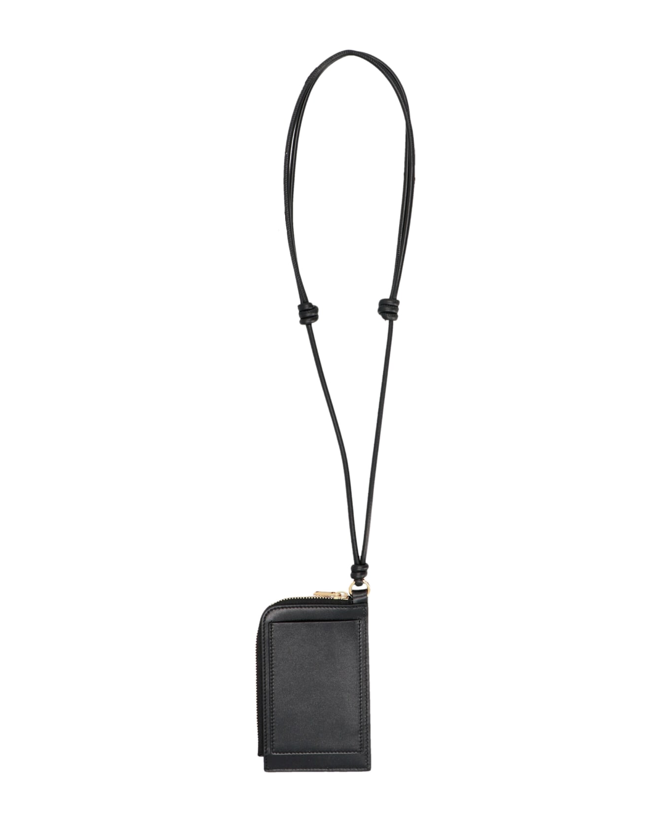 Jil Sander 'envelope Necklace Wallet - Black  