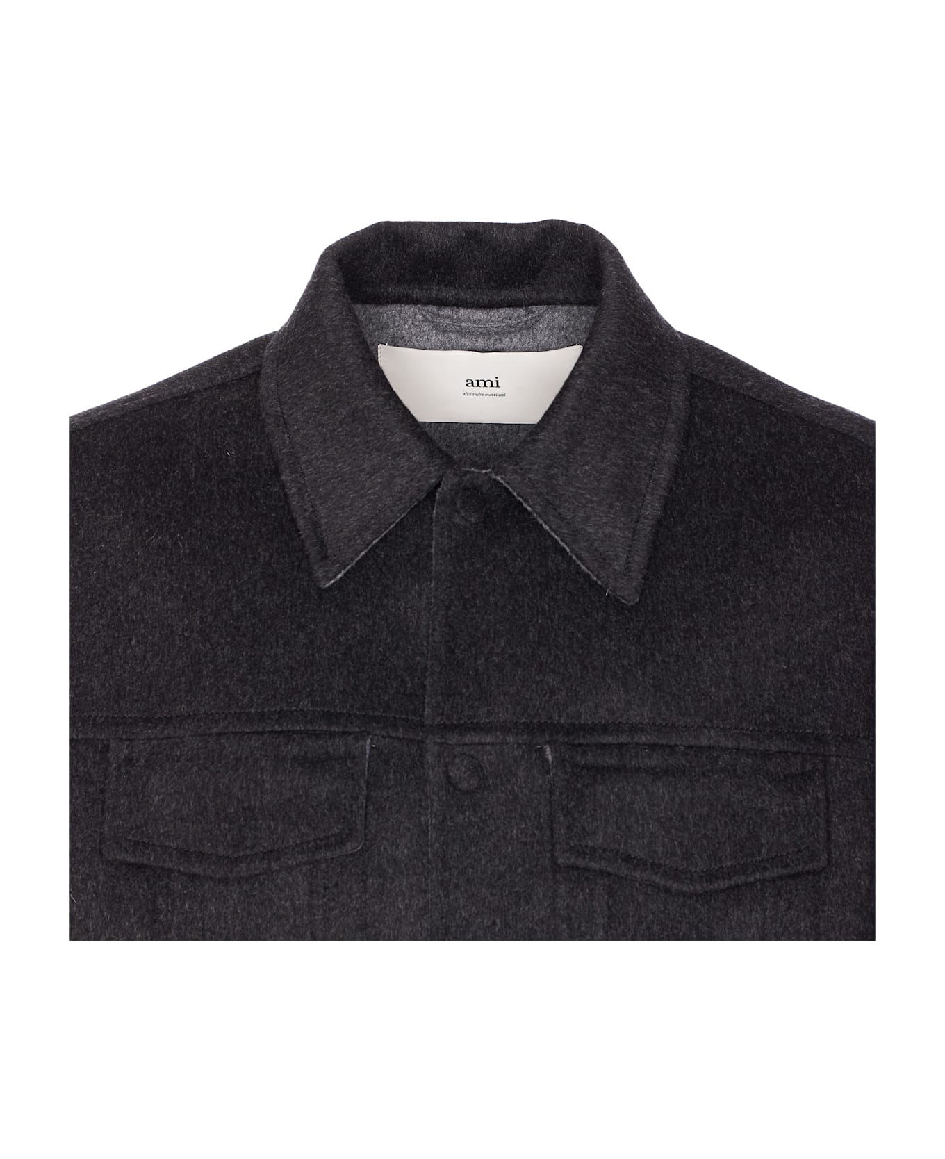 Ami Alexandre Mattiussi Trucker Jacket - Grey