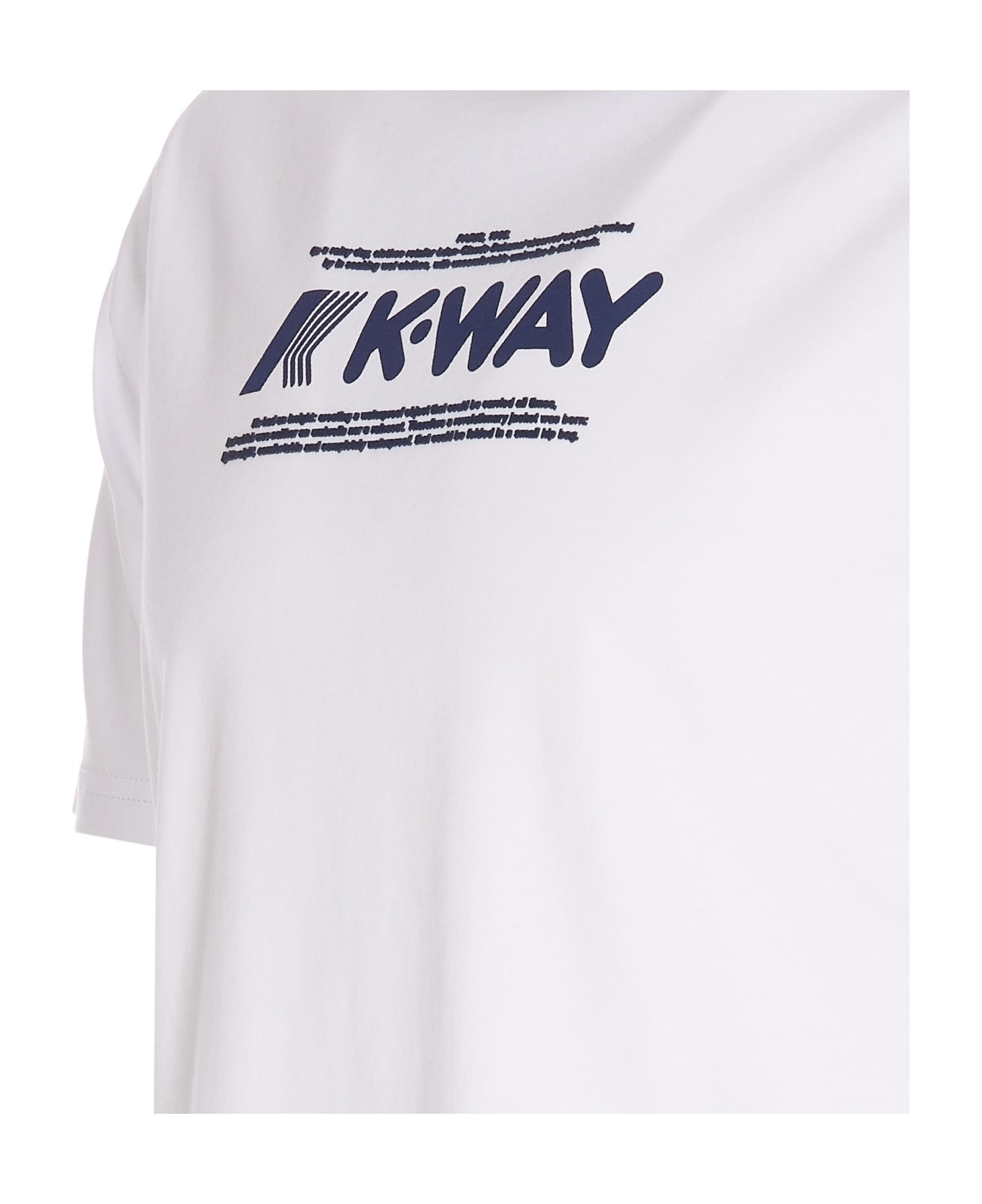 K-Way Odom Typo Logo T-shirt - White シャツ