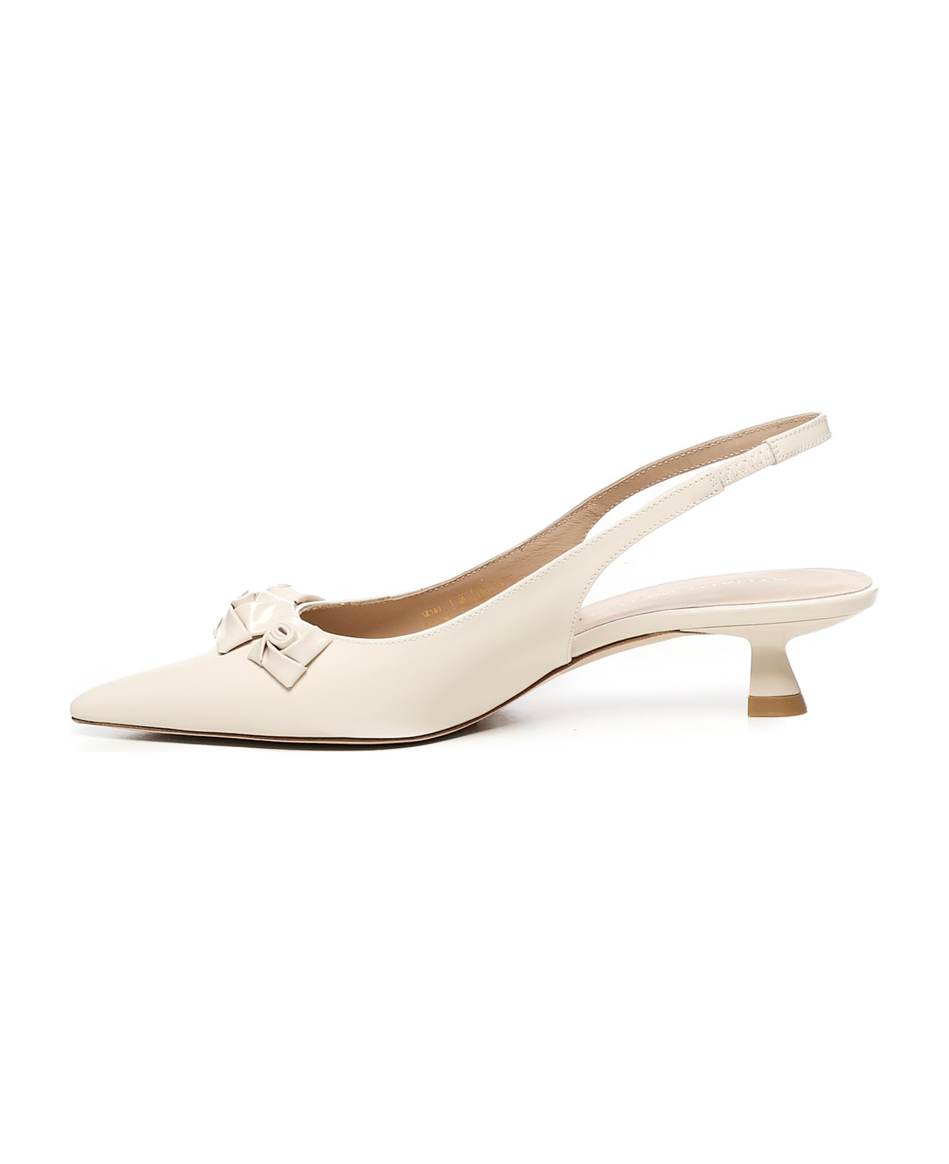 Stuart Weitzman Slingback Rosie - White