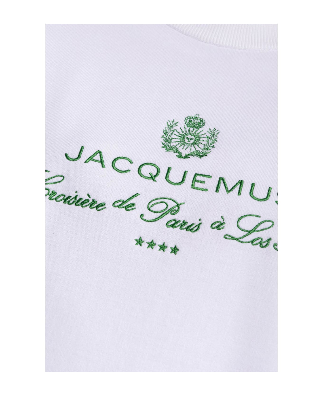 Jacquemus Sweater With Logo - HOTEL ADDRESS WHITE