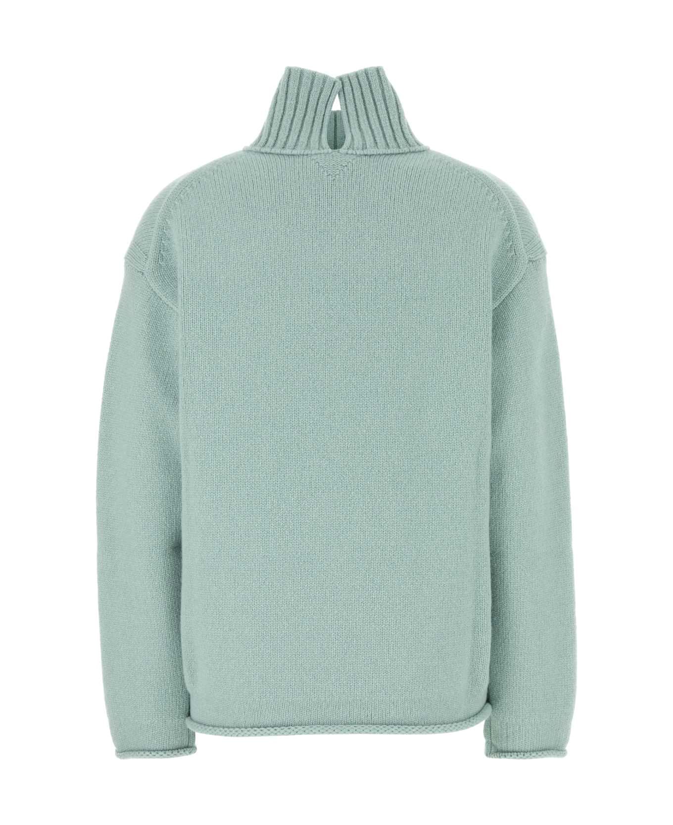 Bottega Veneta Sea Green Cashmere Sweater - MINT フリース