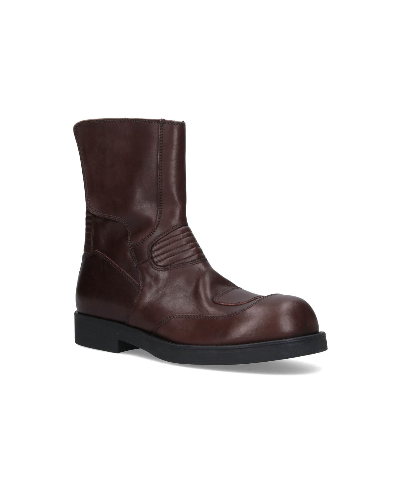 MM6 Maison Margiela 'biker' Boots - Brown
