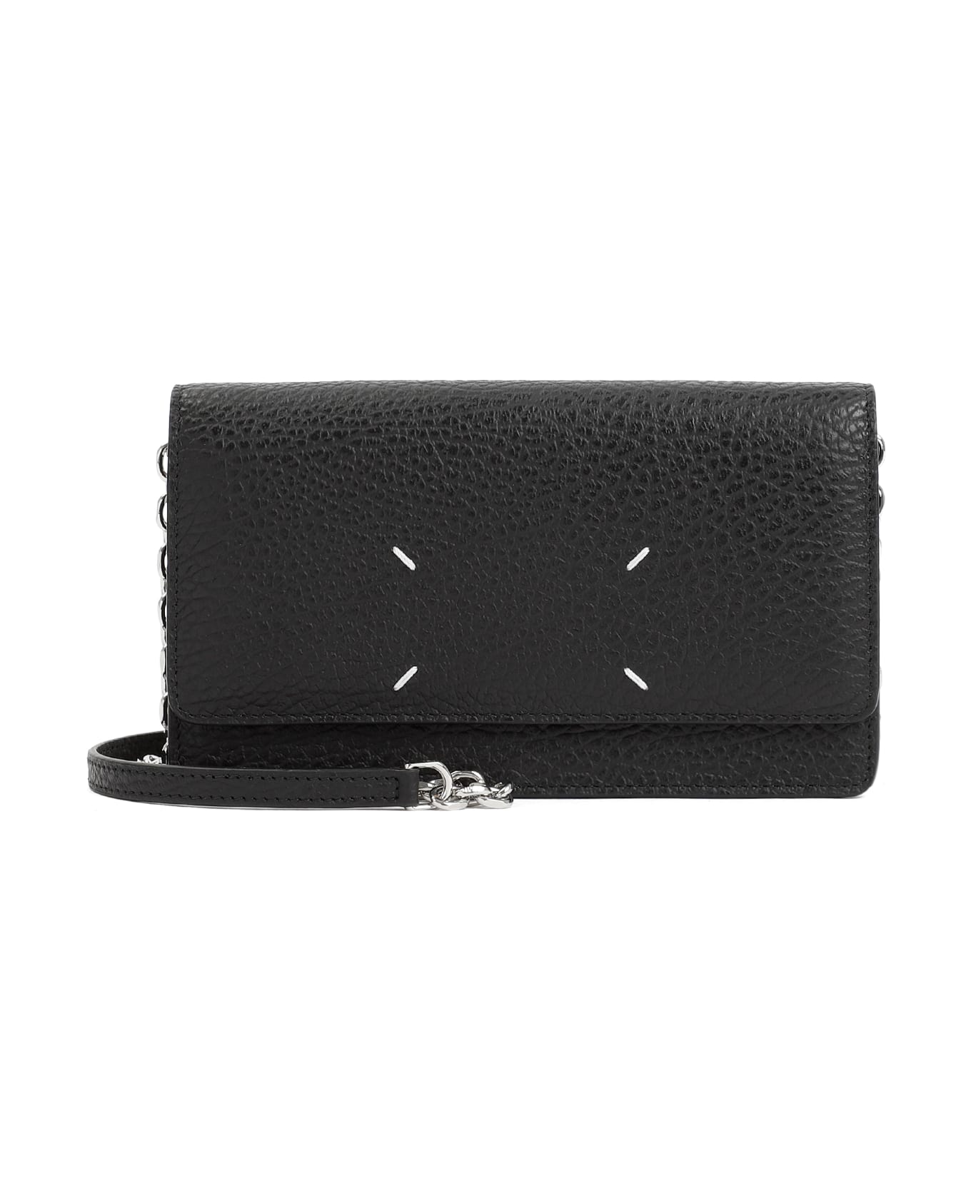 Maison Margiela Medium Chain Wallet - Black