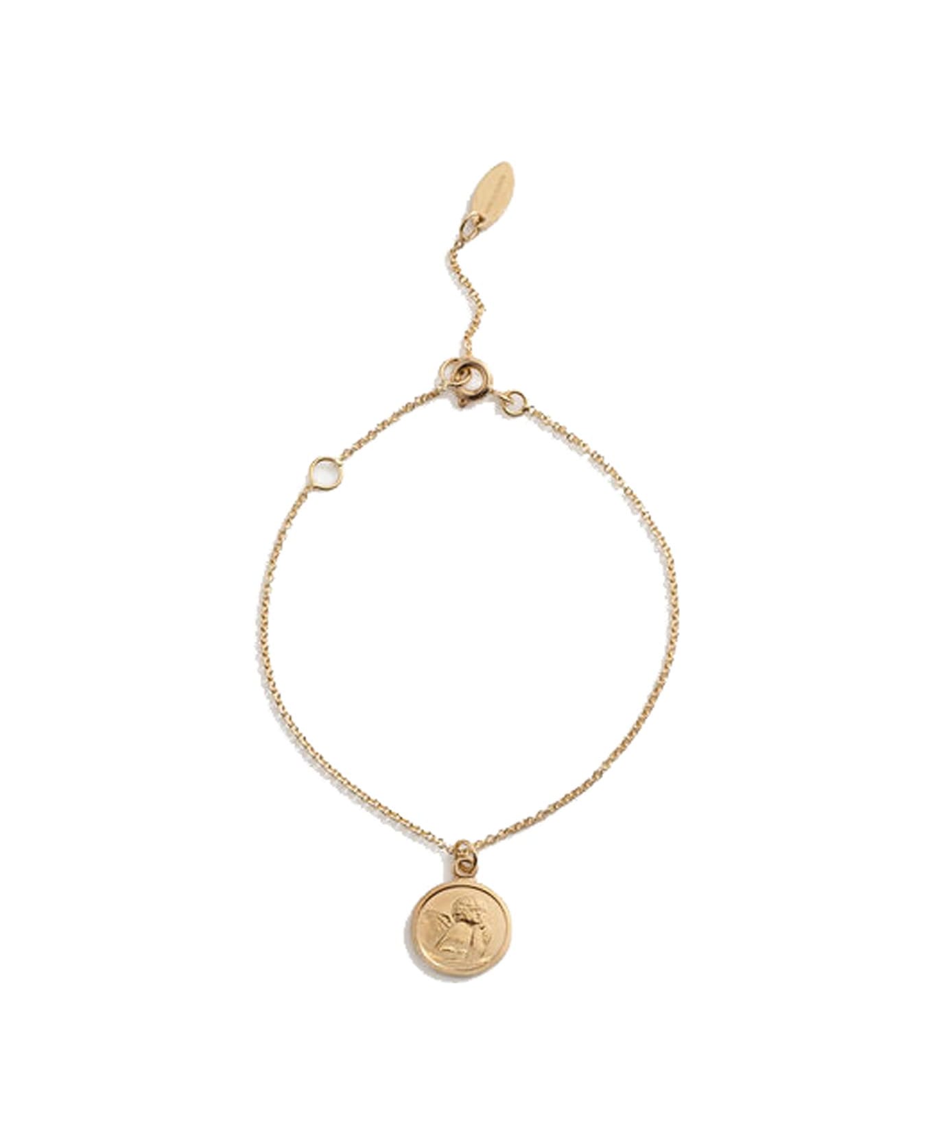 Dolce & Gabbana Bracelet With Angel Medallion - Gold