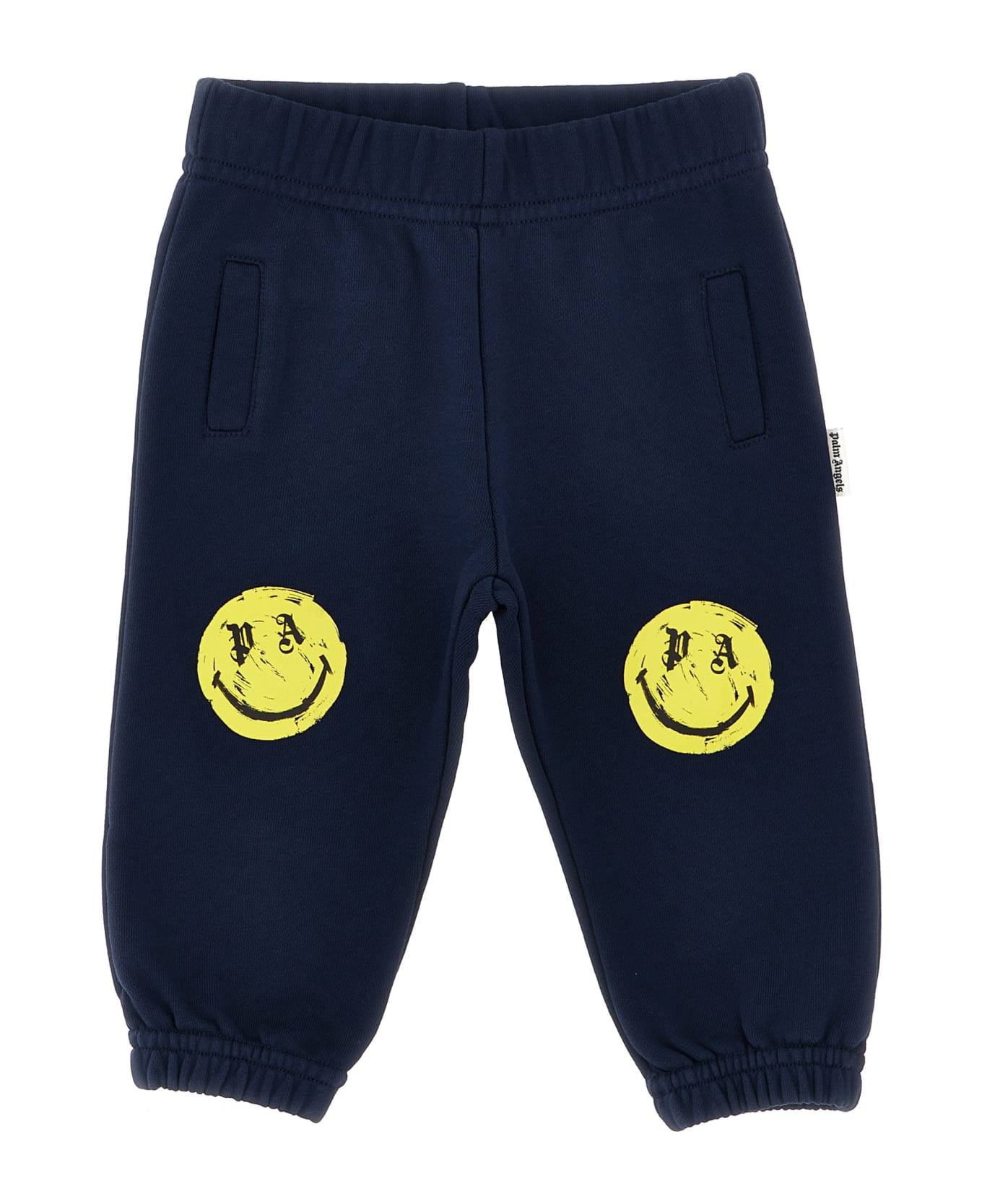 Palm Angels 'pa Smiley Brush' Joggers - Blue