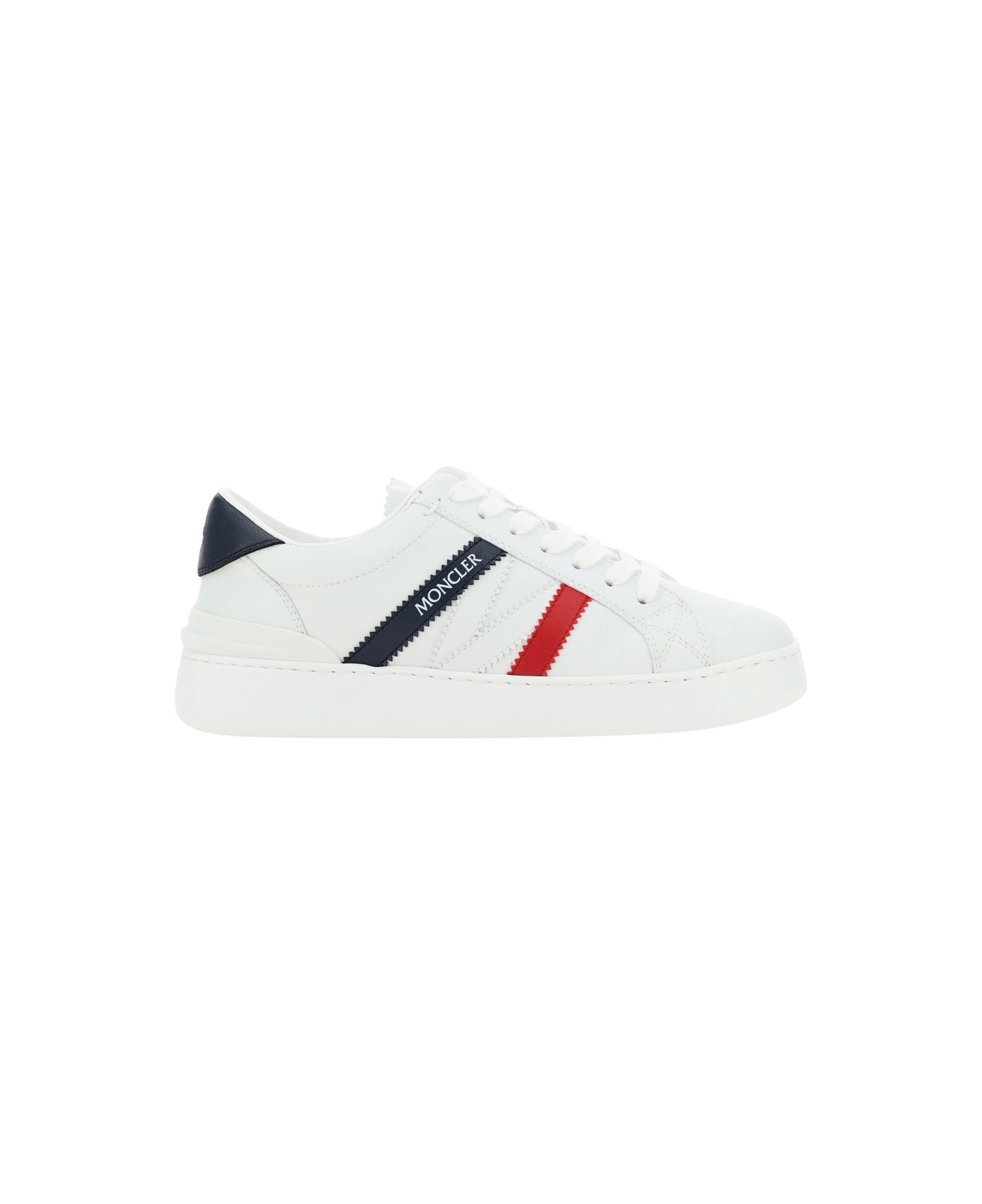 Moncler Monaco Sneaker - White, red, blue