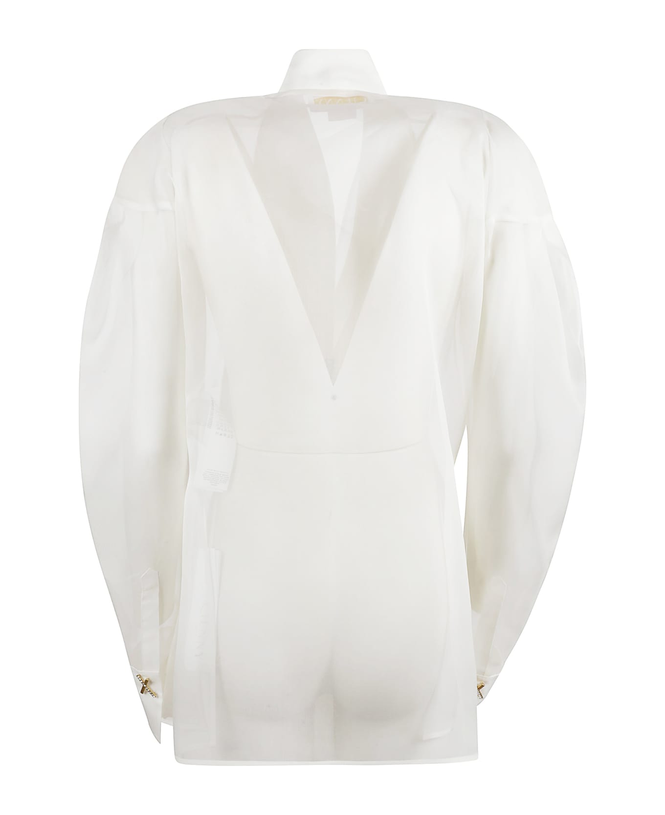 Genny Scarfed Top - White