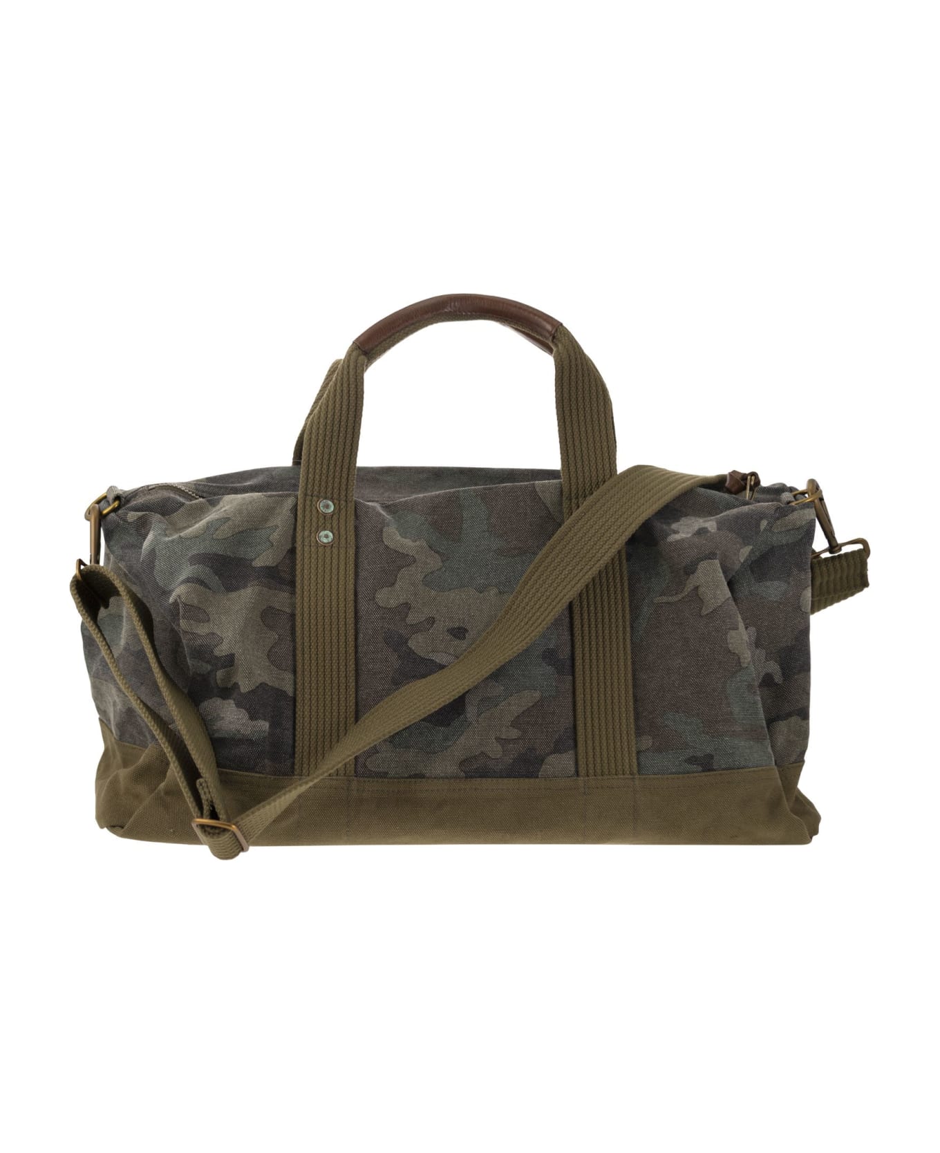 Polo Ralph Lauren Camouflage Canvas Duffle Bag With Tiger - Camo トラベルバッグ