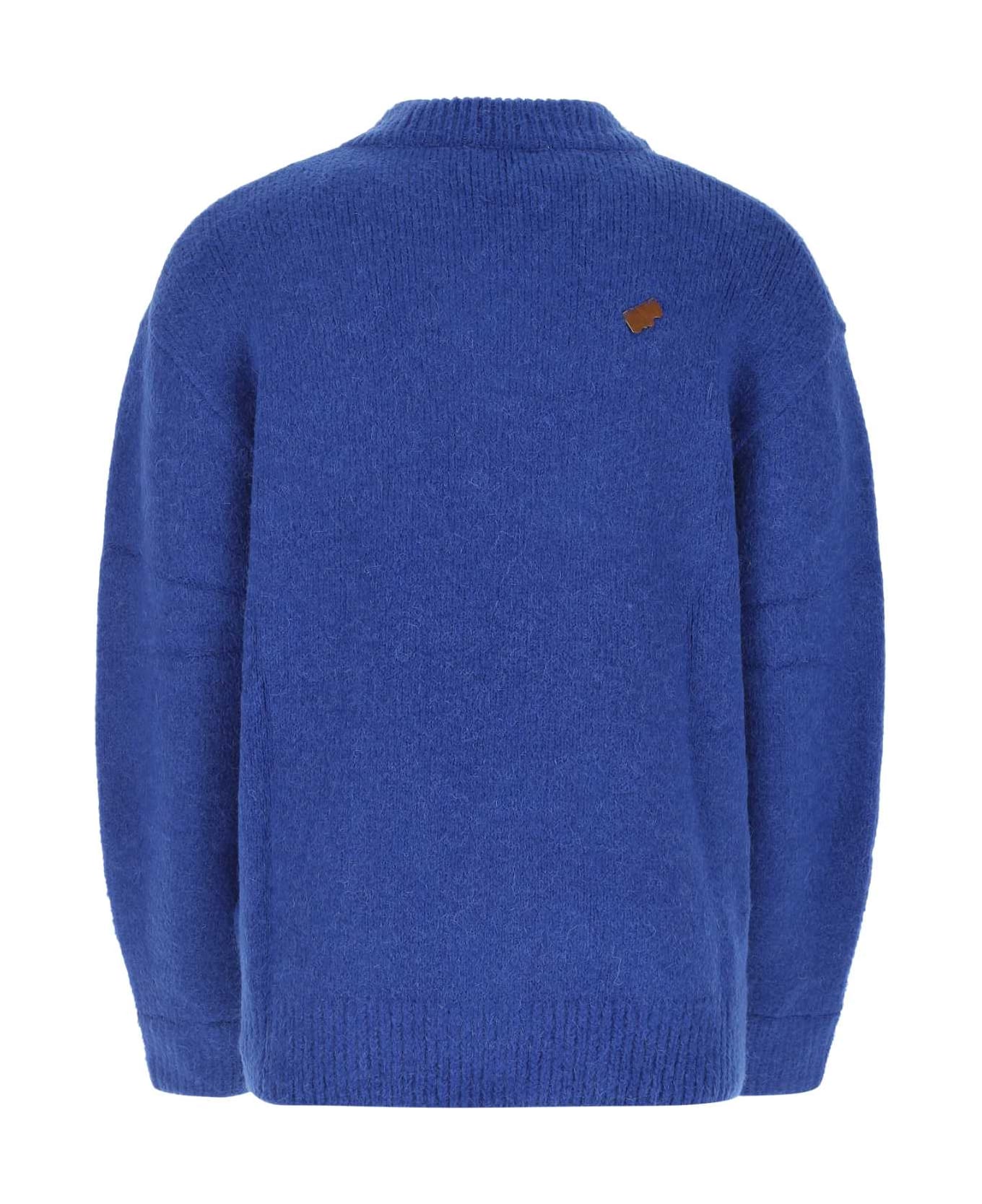 Ader Error Electric Blue Acrylic Blend Sweater - BLUE