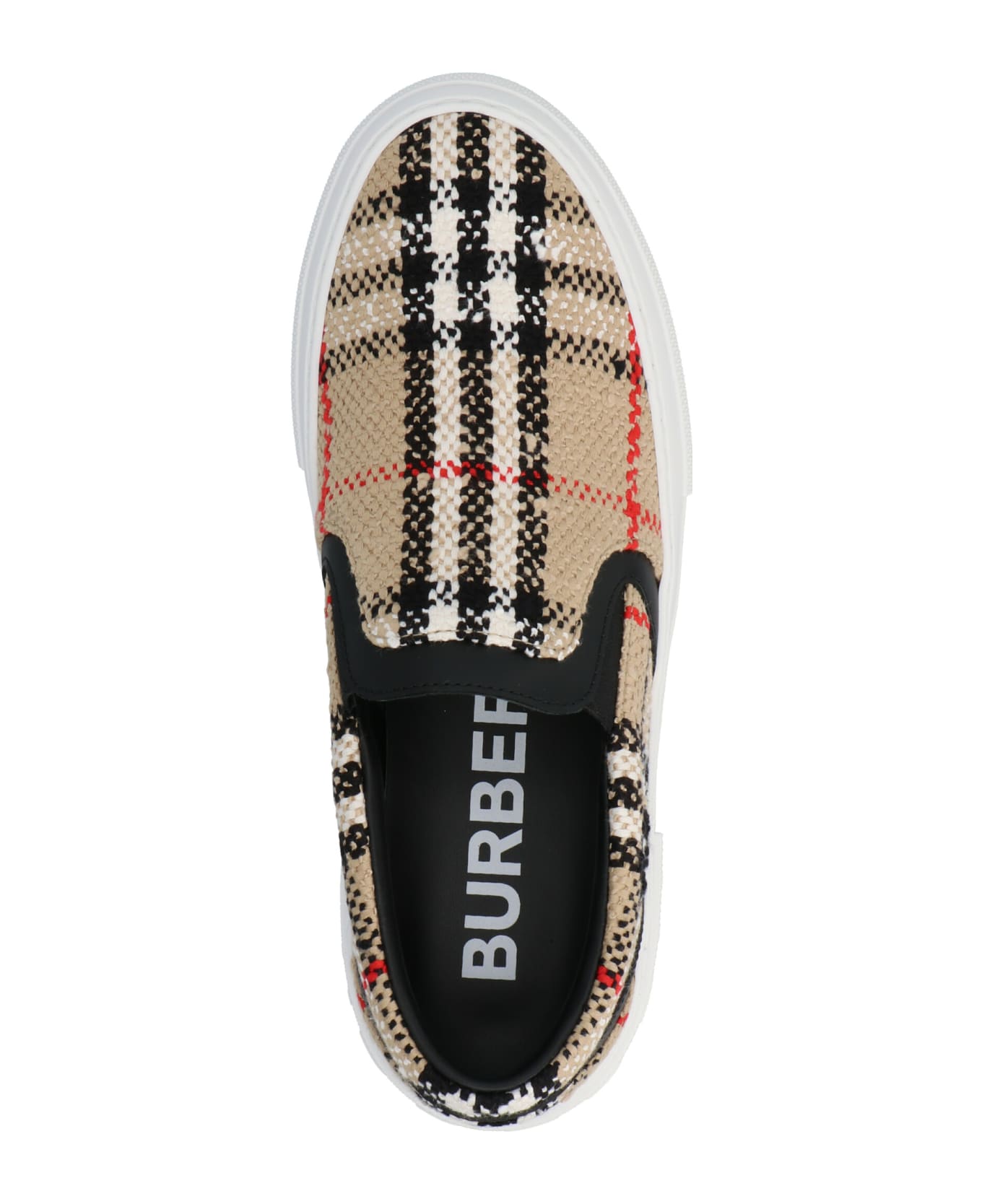 Burberry 'slip On Court' Sneakers - Beige