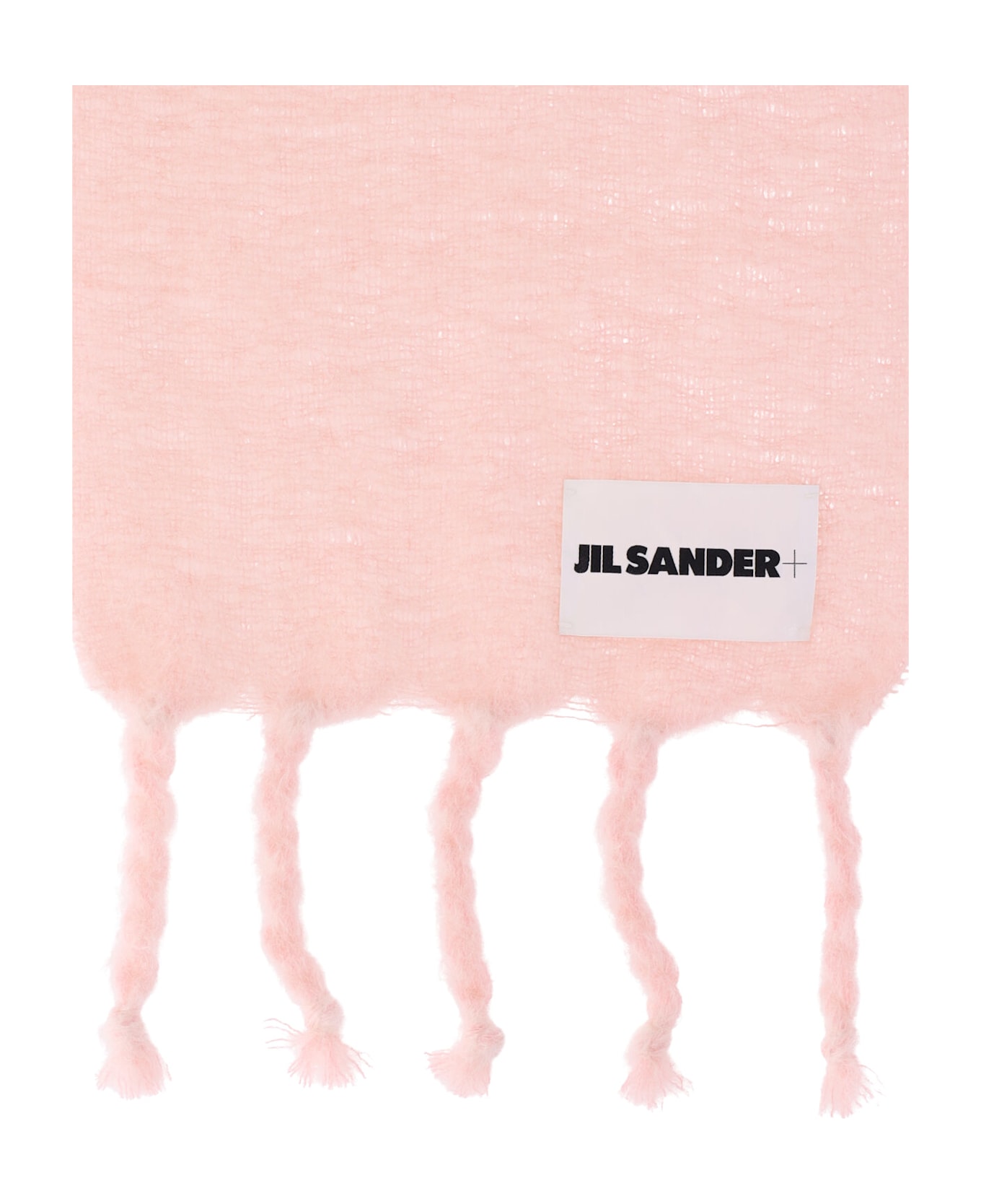 Jil Sander Mohair And Wool Scarf - Pink