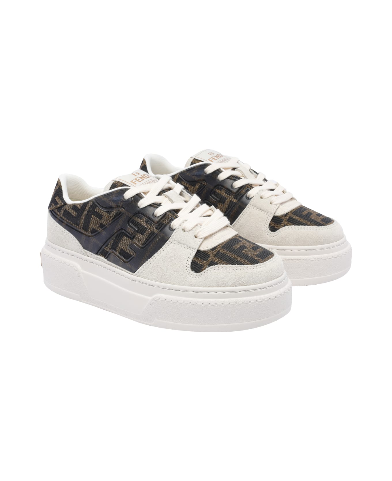 Fendi Match Sneakers - Tabacco