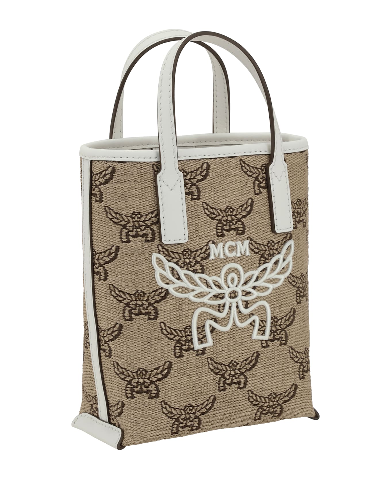 MCM Raffia Tote Bag