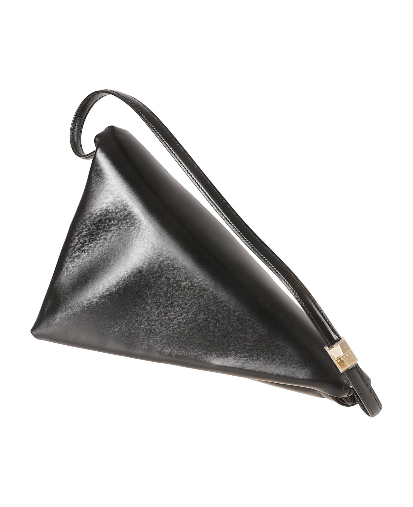 Marni Prisma Triangle Shoulder Bag - Black