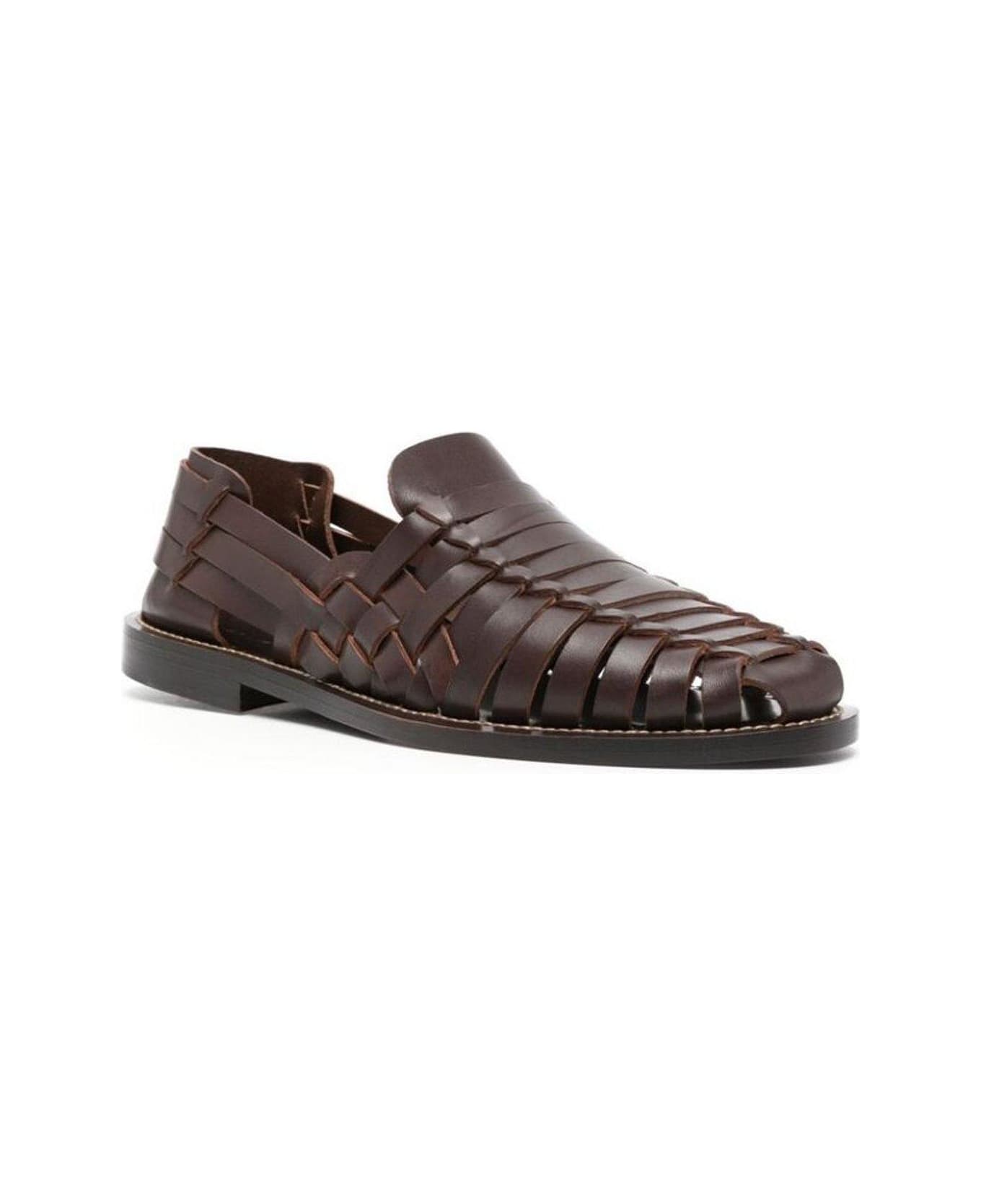 Tagliatore Miguel Slip-on Loafers - BROWN ローファー＆デッキシューズ