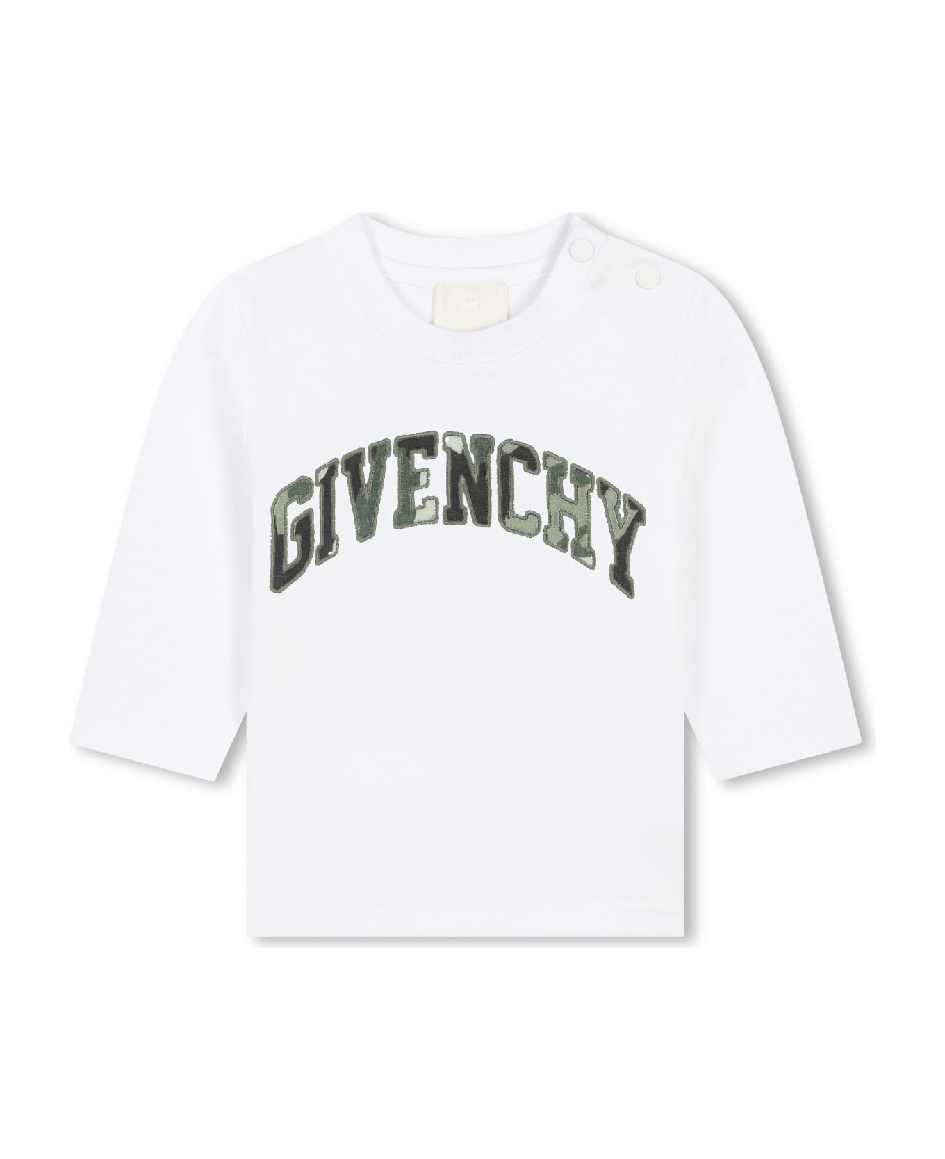 Givenchy T-shirt Con Stampa Logo - White