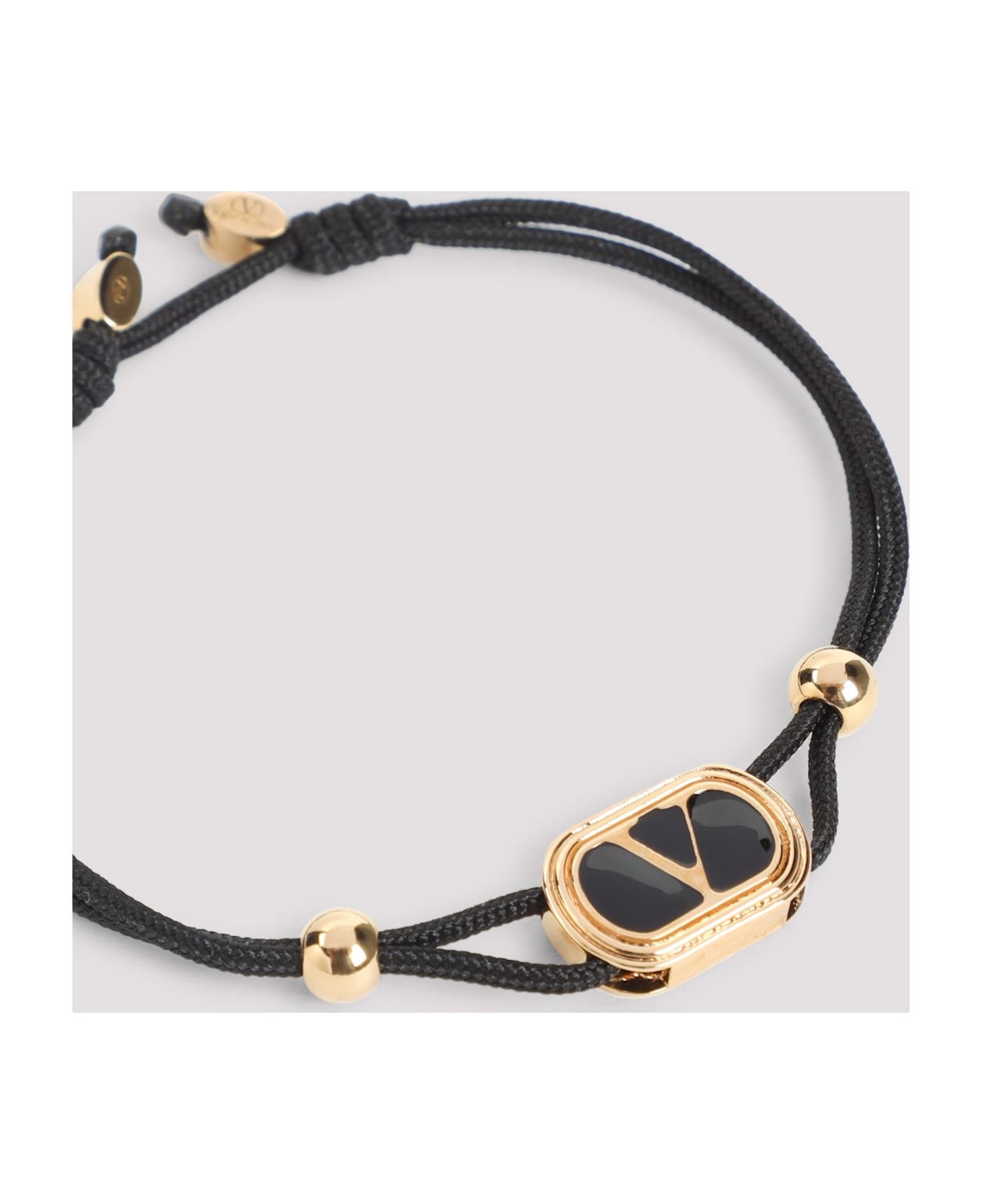 Valentino Garavani Ovalette Bracelet - Cmp Nero Oro Nero