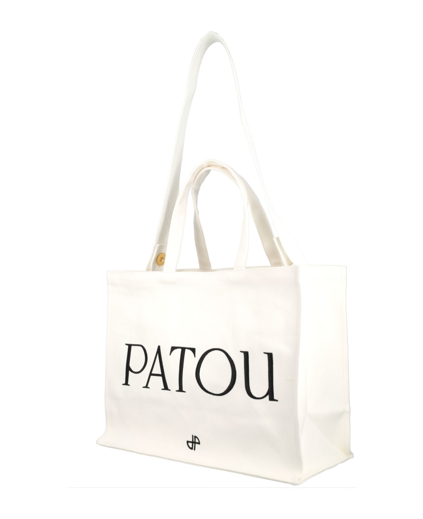 Patou Logo Tote - WHITE トートバッグ