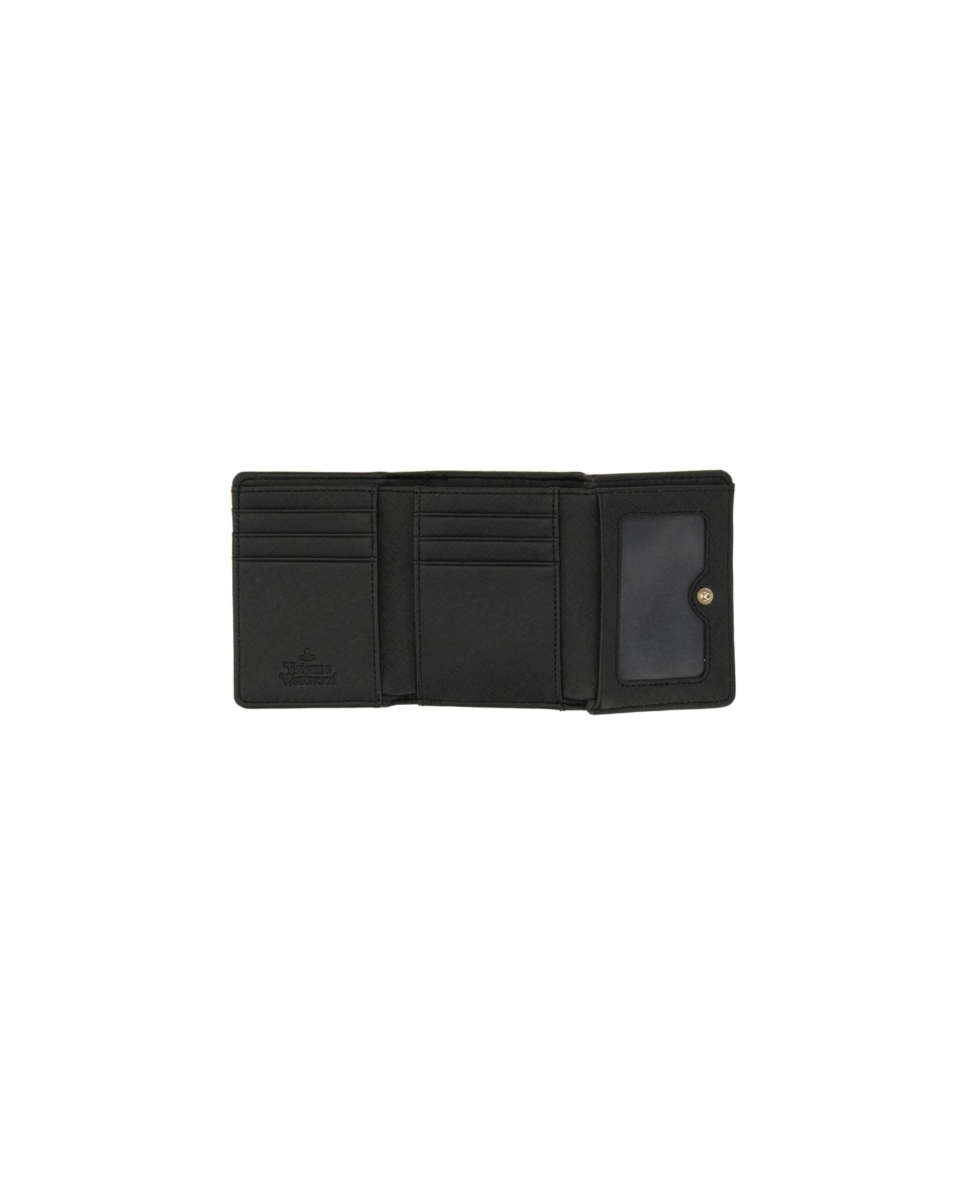 Vivienne Westwood Leather Wallet - BLACK