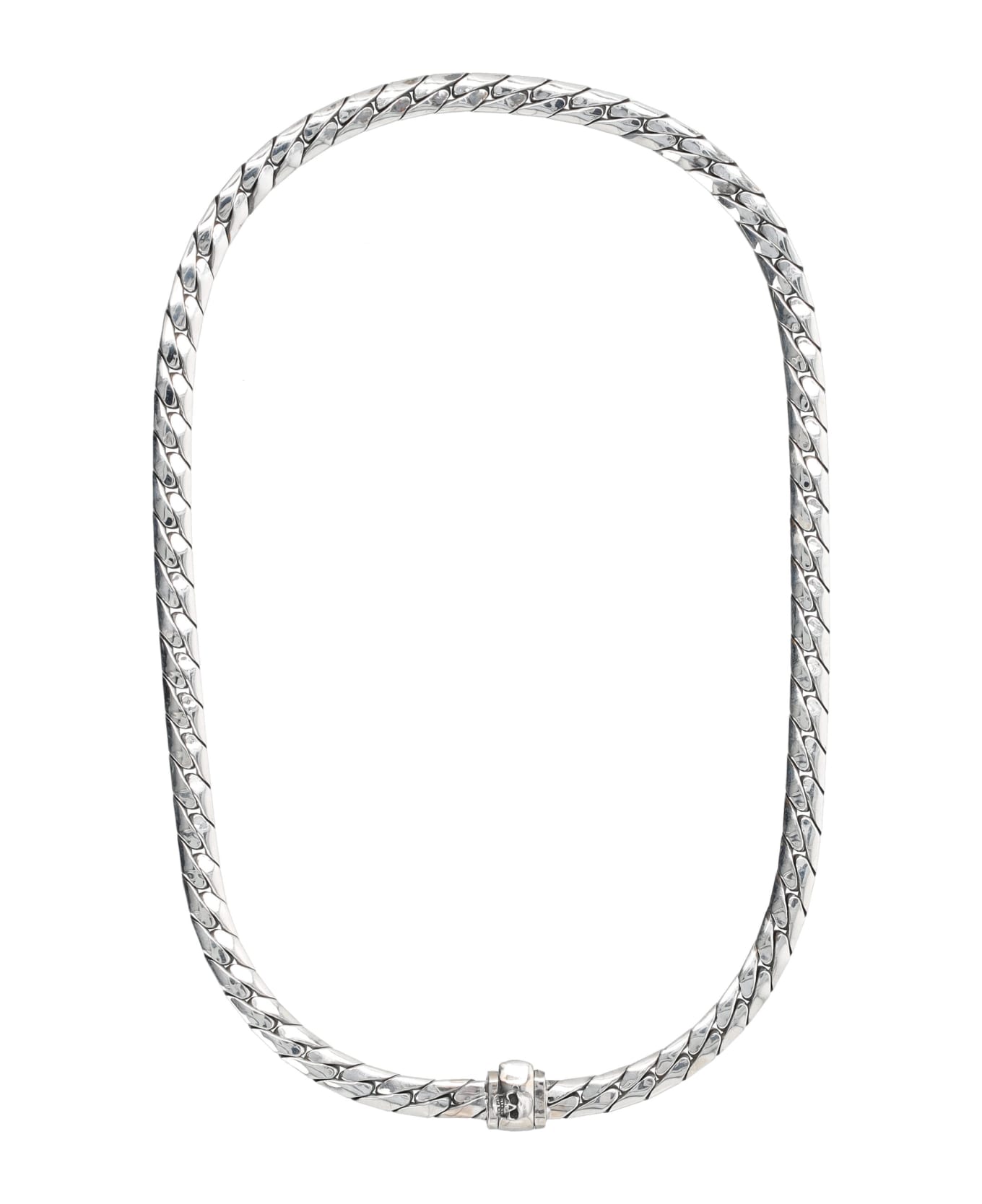 Emanuele Bicocchi Flat Chain Necklace - SILVER