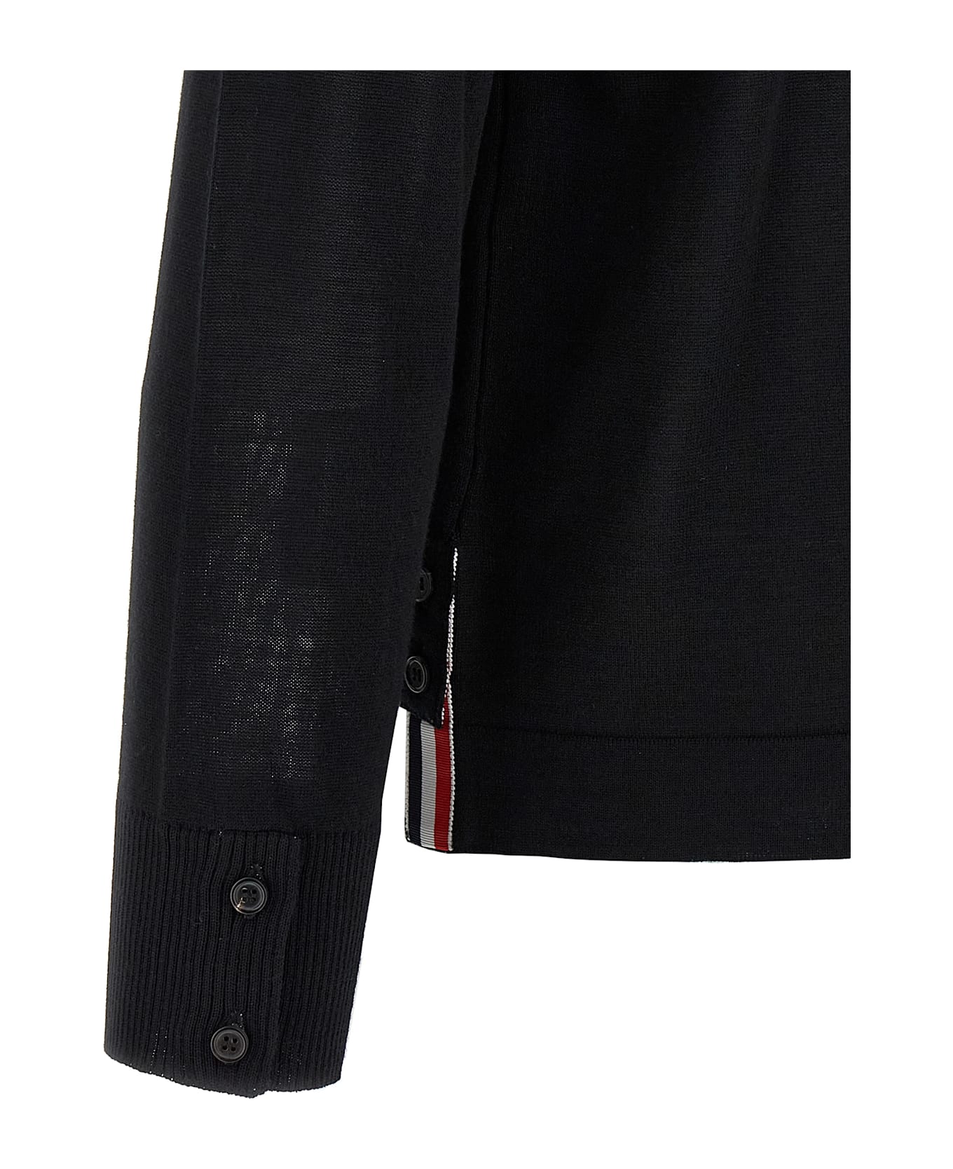 Thom Browne 
button Down
 Cardigan - Black