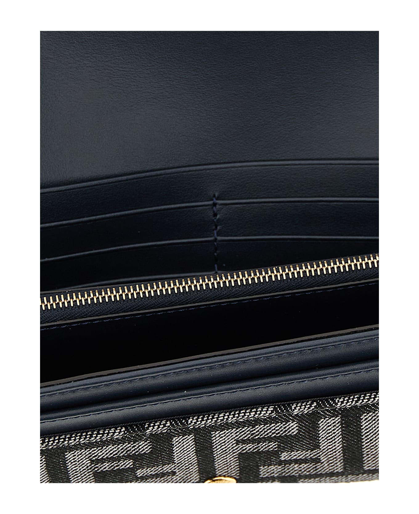 Fendi 
baguette
 Chain Wallet - Black   財布