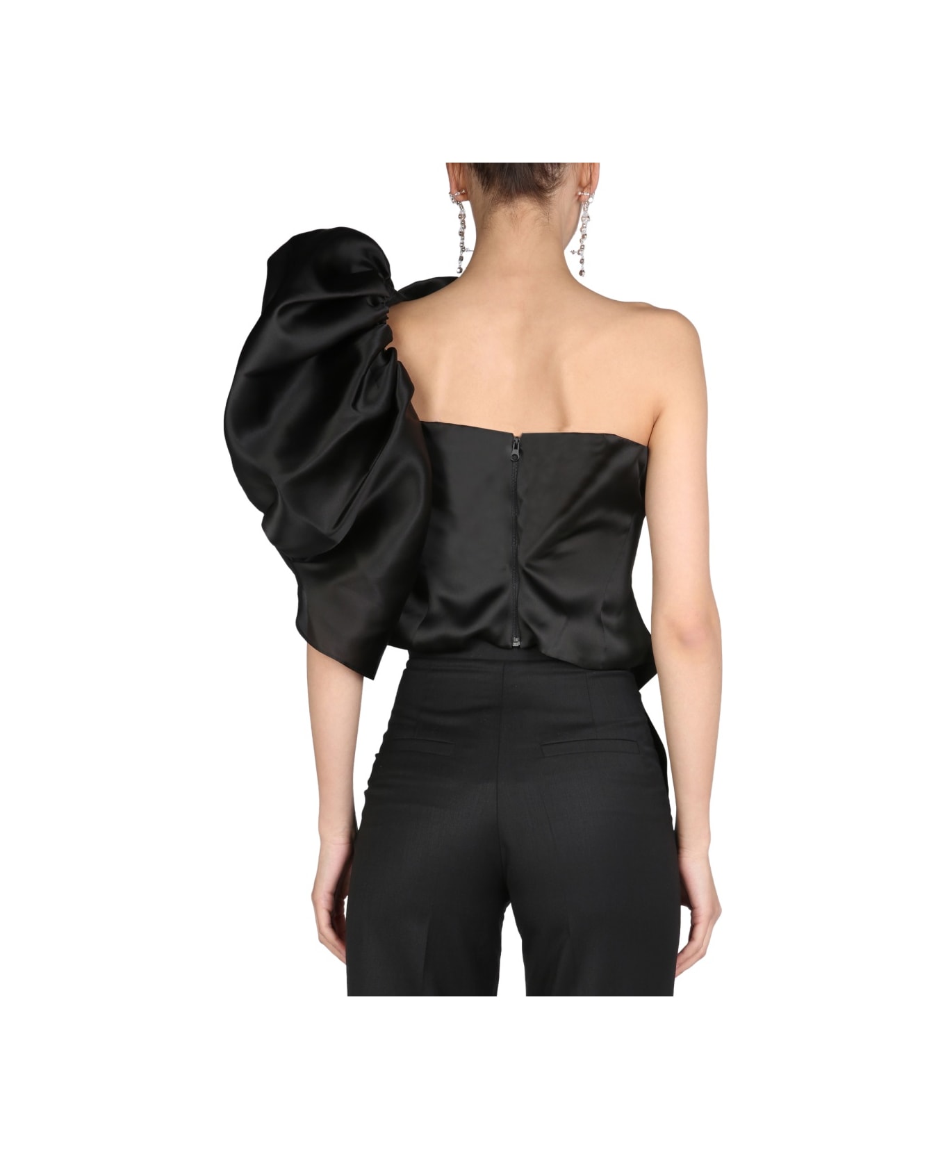 Anouki One-shoulder Dress - BLACK